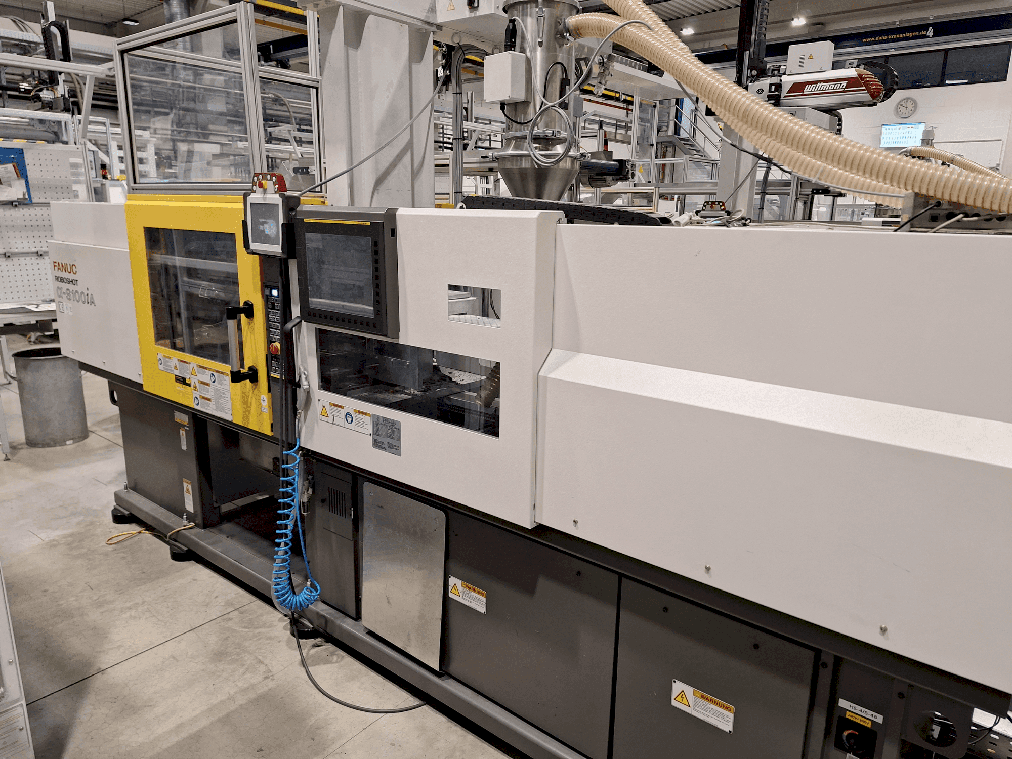 Mašīnas FANUC ROBOSHOT S 100 iA pretskats