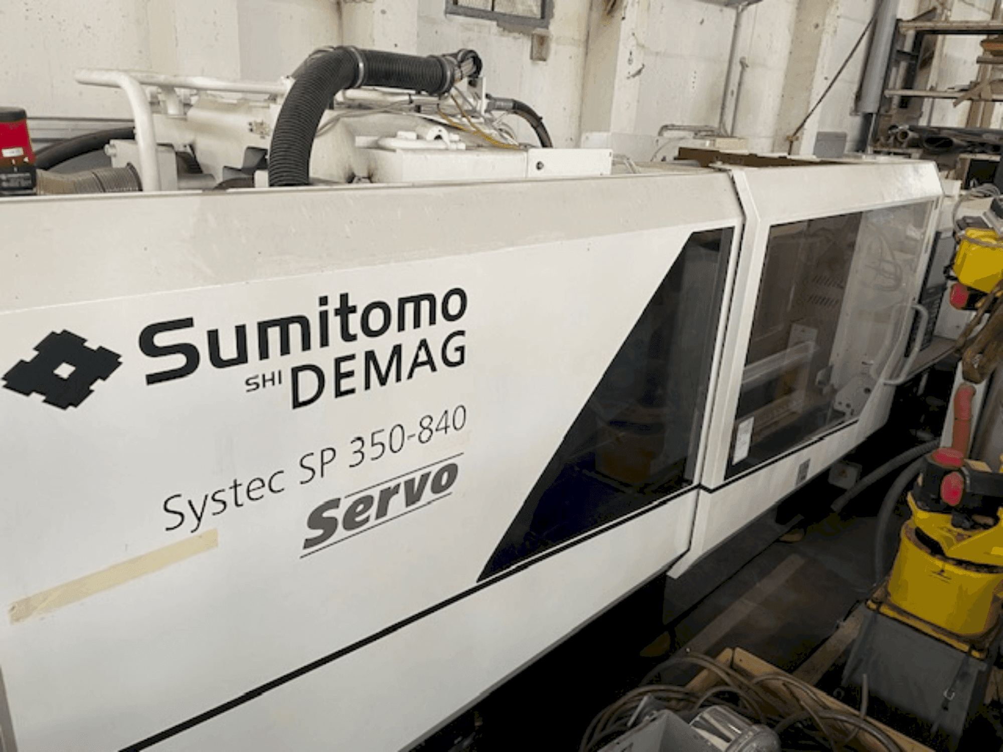 Mašīnas SUMITOMO SHI DEMAG Systec SP 350/720-840 pretskats