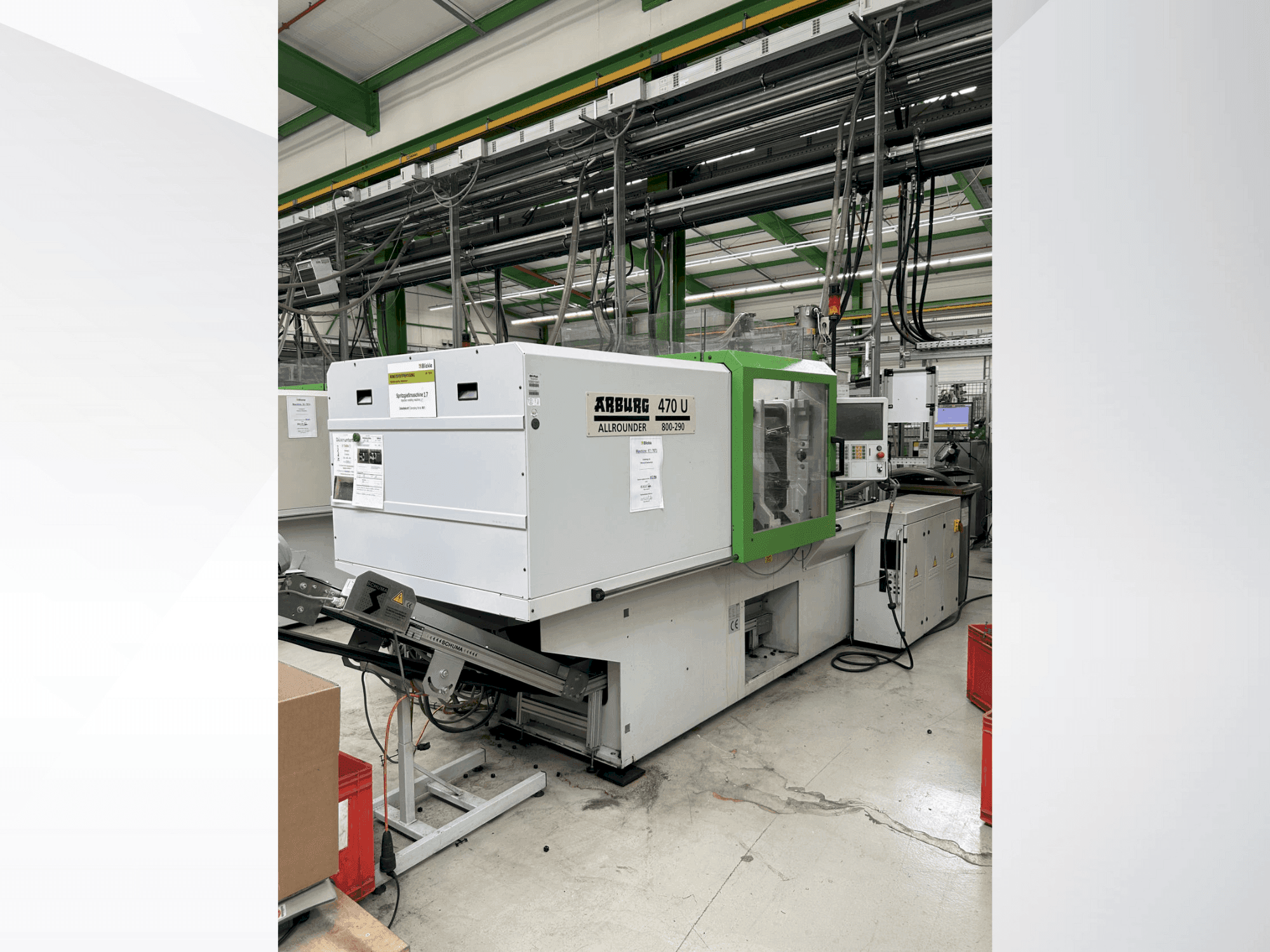 Mašīnas Arburg 470 U / 800-290 pretskats