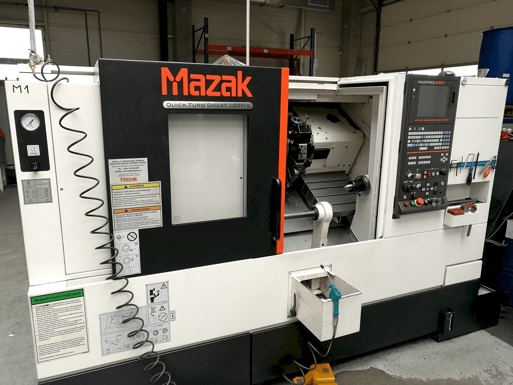 Mašīnas Mazak Quick Turn Smart 200 ML pretskats
