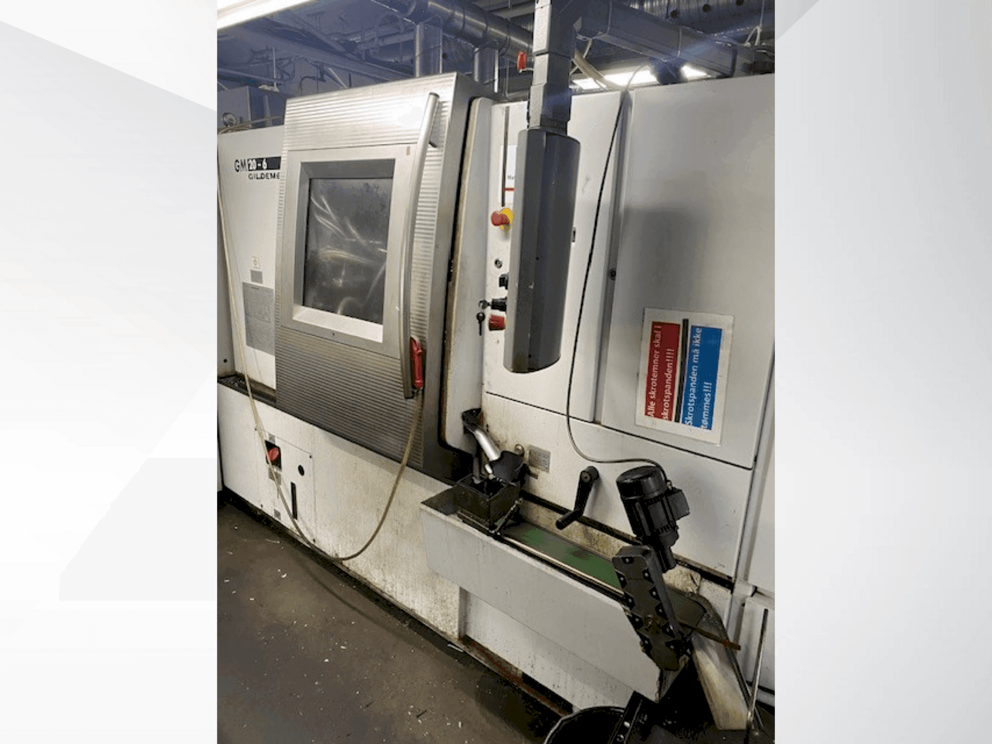 Mašīnas Gildemeister GM 20-6 pretskats