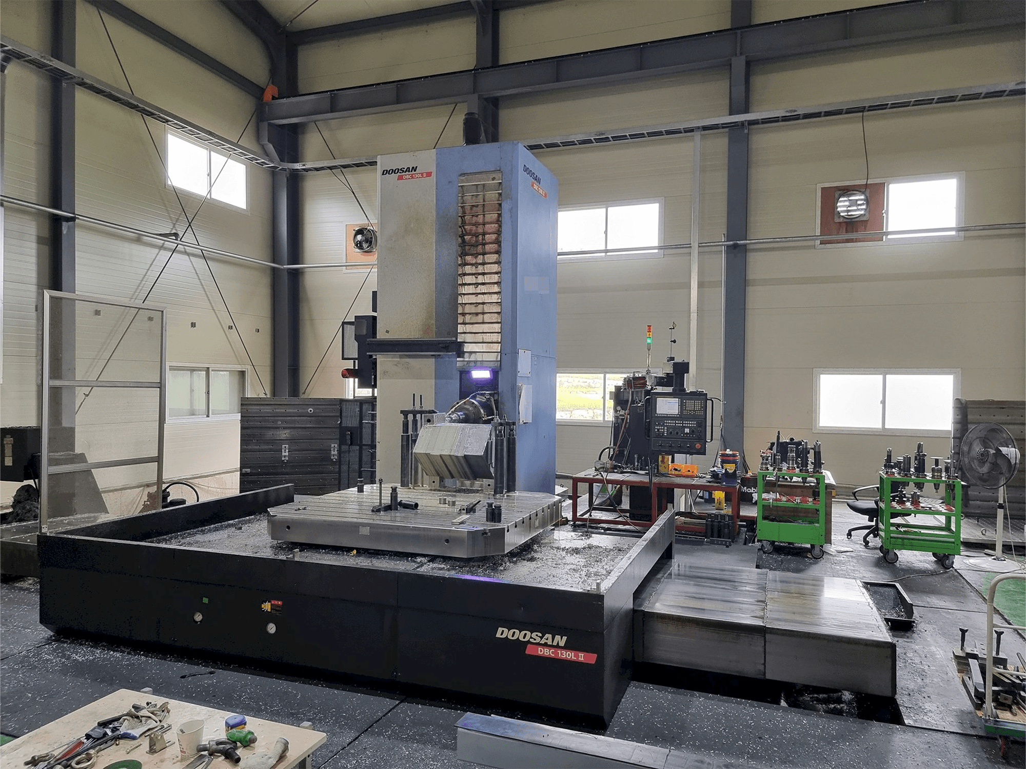 Mašīnas Doosan DBC 130L II pretskats