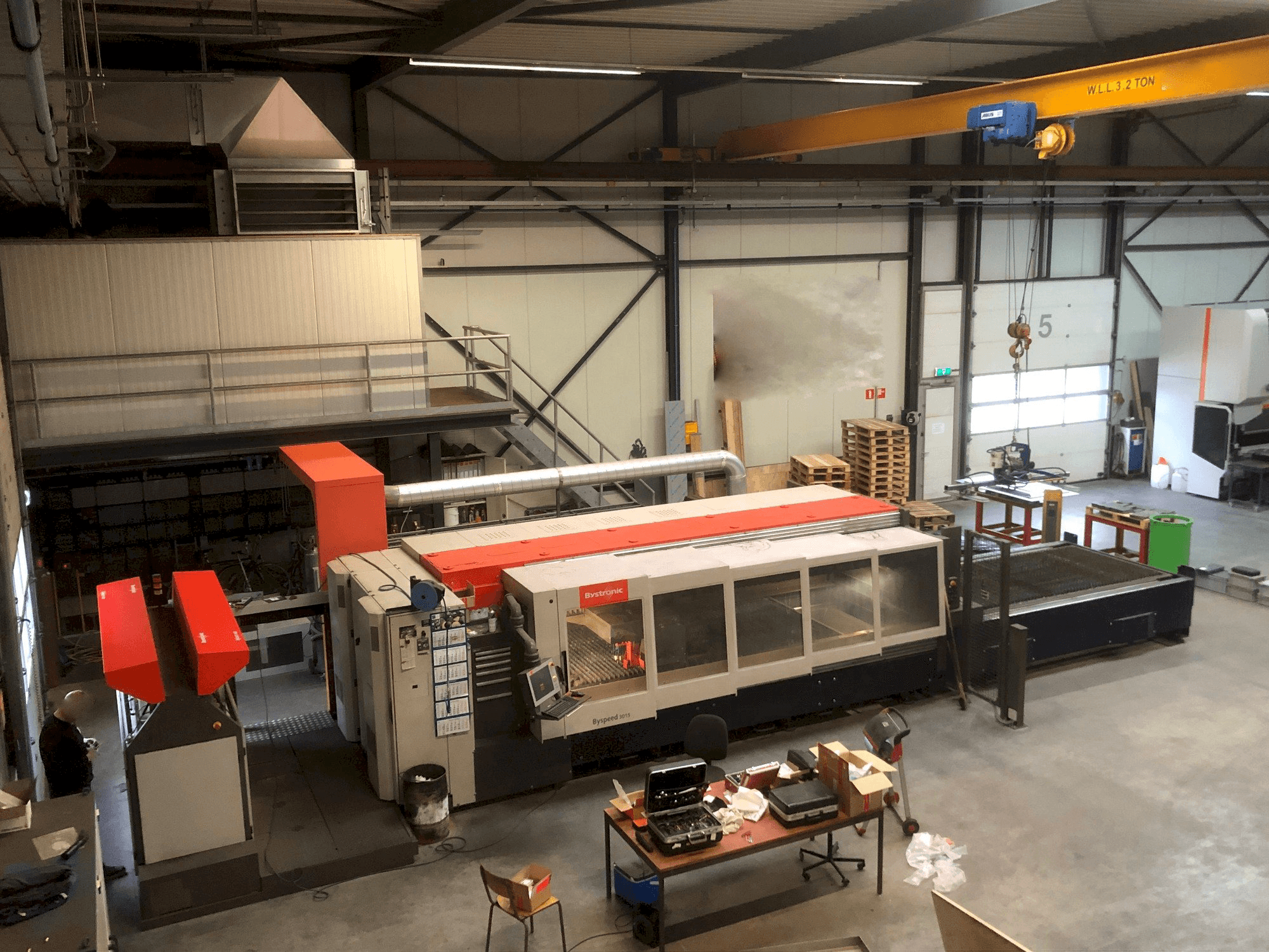 Mašīnas Bystronic Byspeed 3015 pretskats