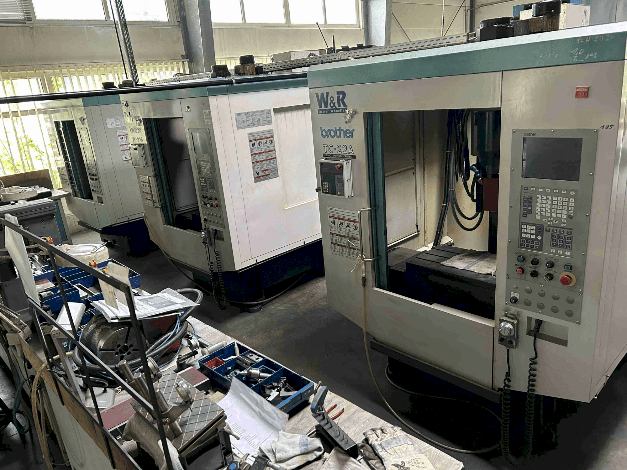 Mašīnas Brother TC-22A pretskats