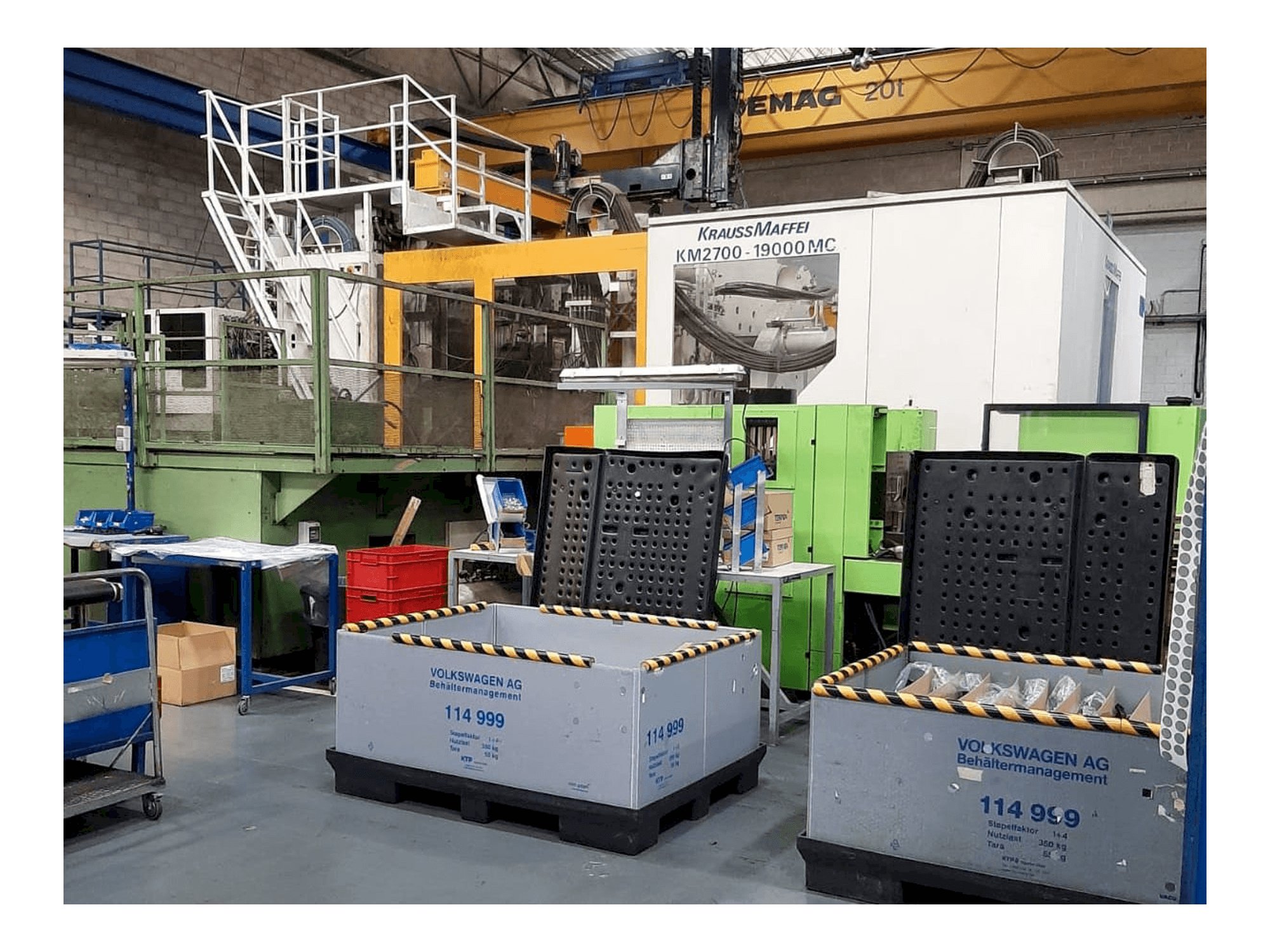 Mašīnas Krauss Maffei 2700/19000 MC pretskats