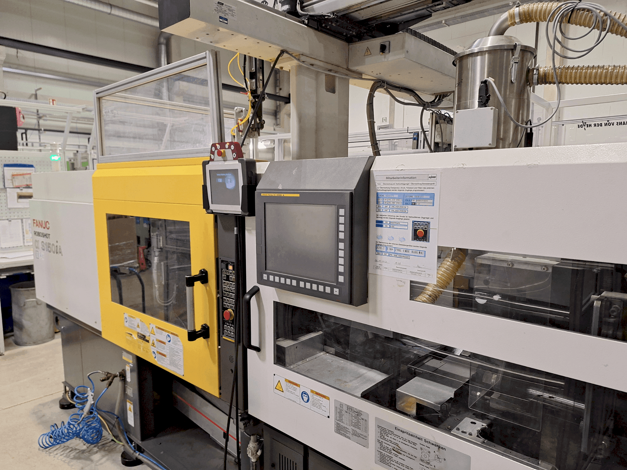 Mašīnas FANUC Roboshot S150iA pretskats