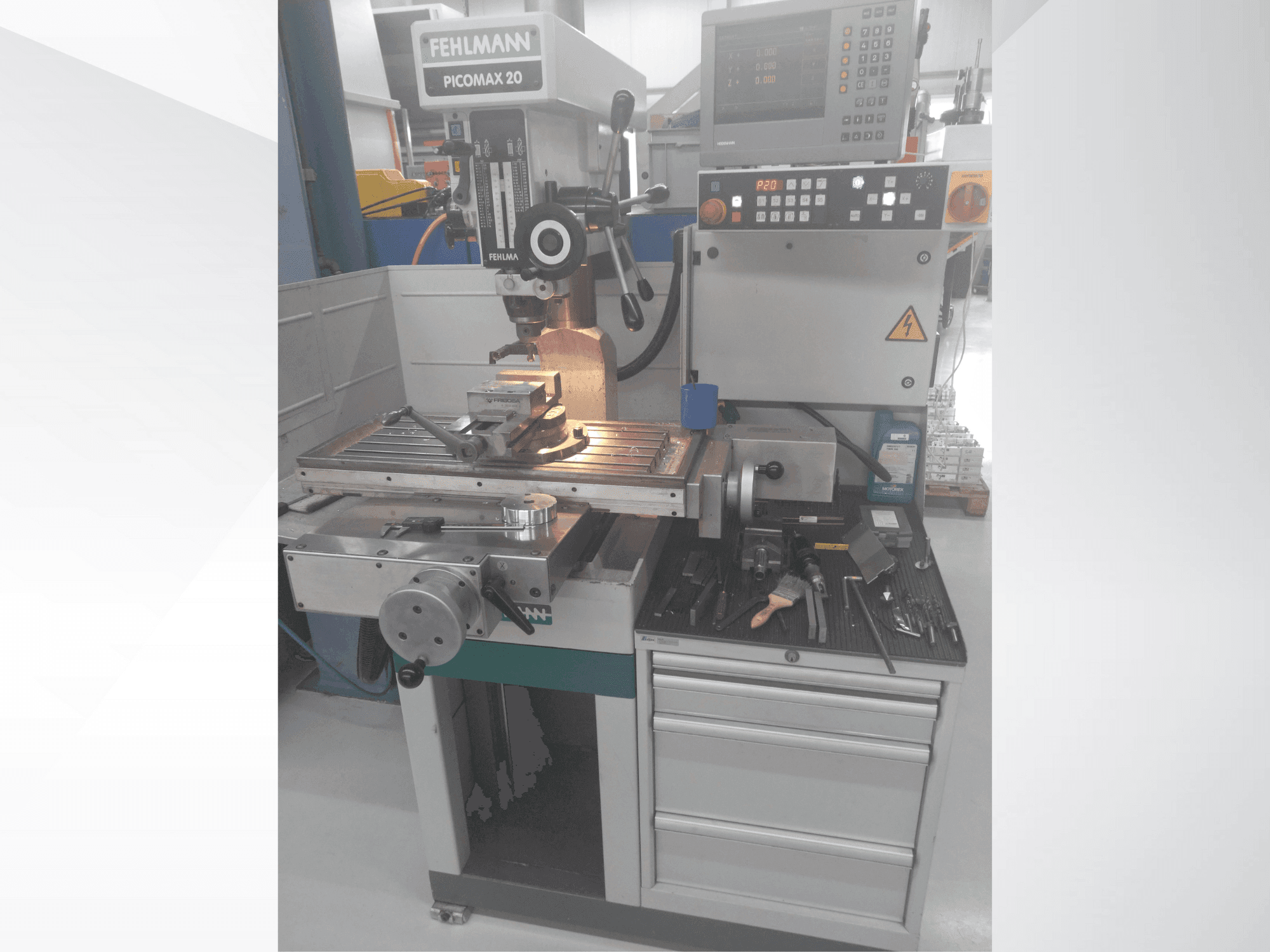 Mašīnas FEHLMANN PICOMAX 20 pretskats