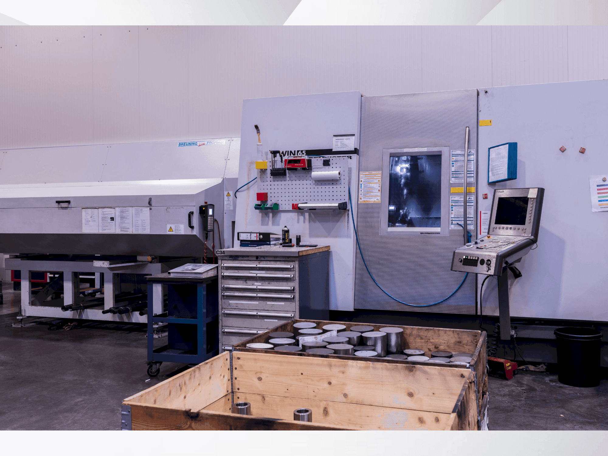 Mašīnas DMG Gildemeister Twin 65 pretskats