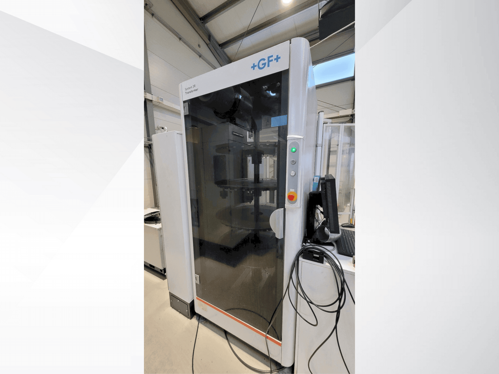 Mašīnas +GF+ System 3R transformer pretskats