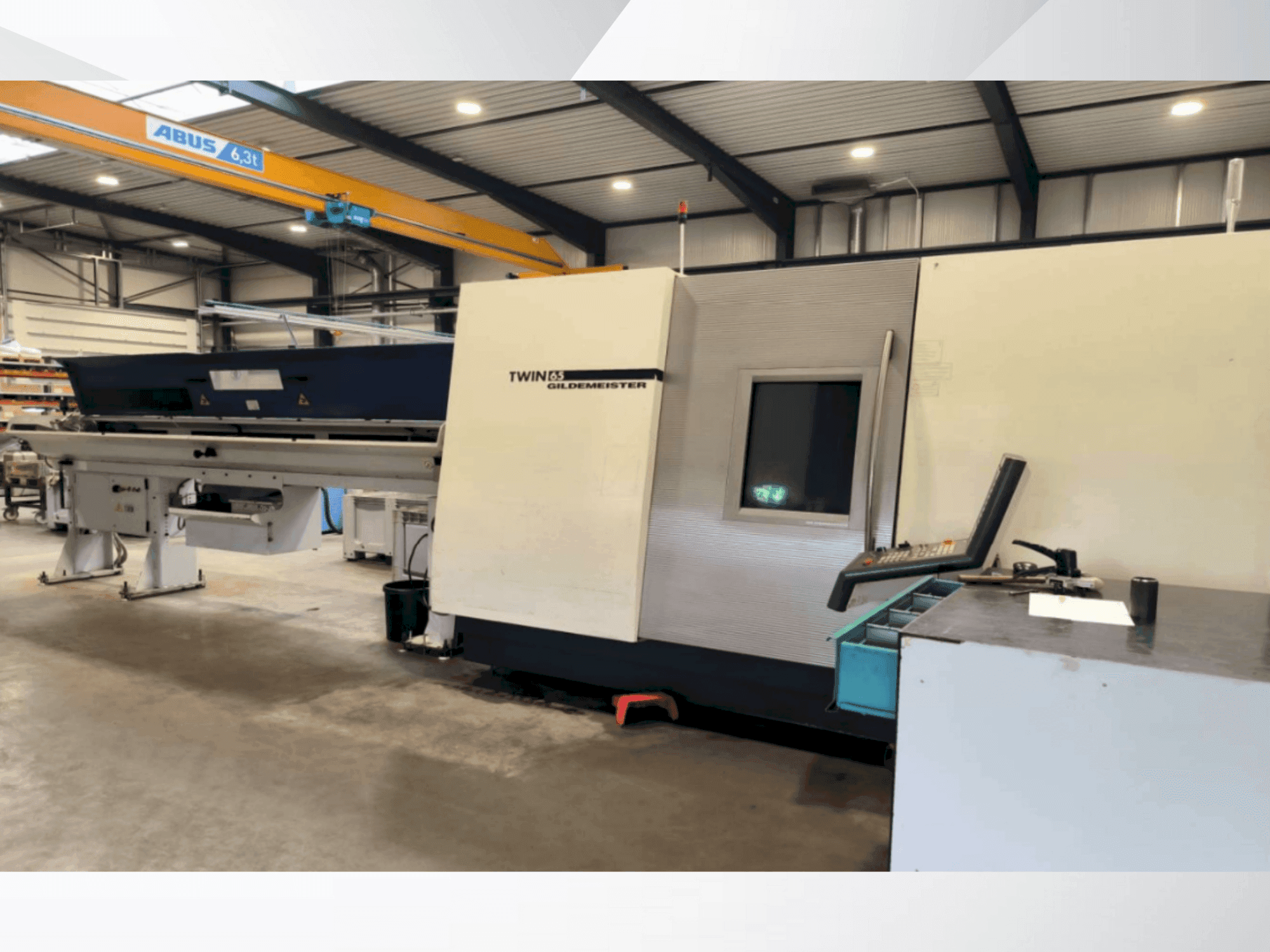 Mašīnas DMG Gildemeister Twin 65 pretskats