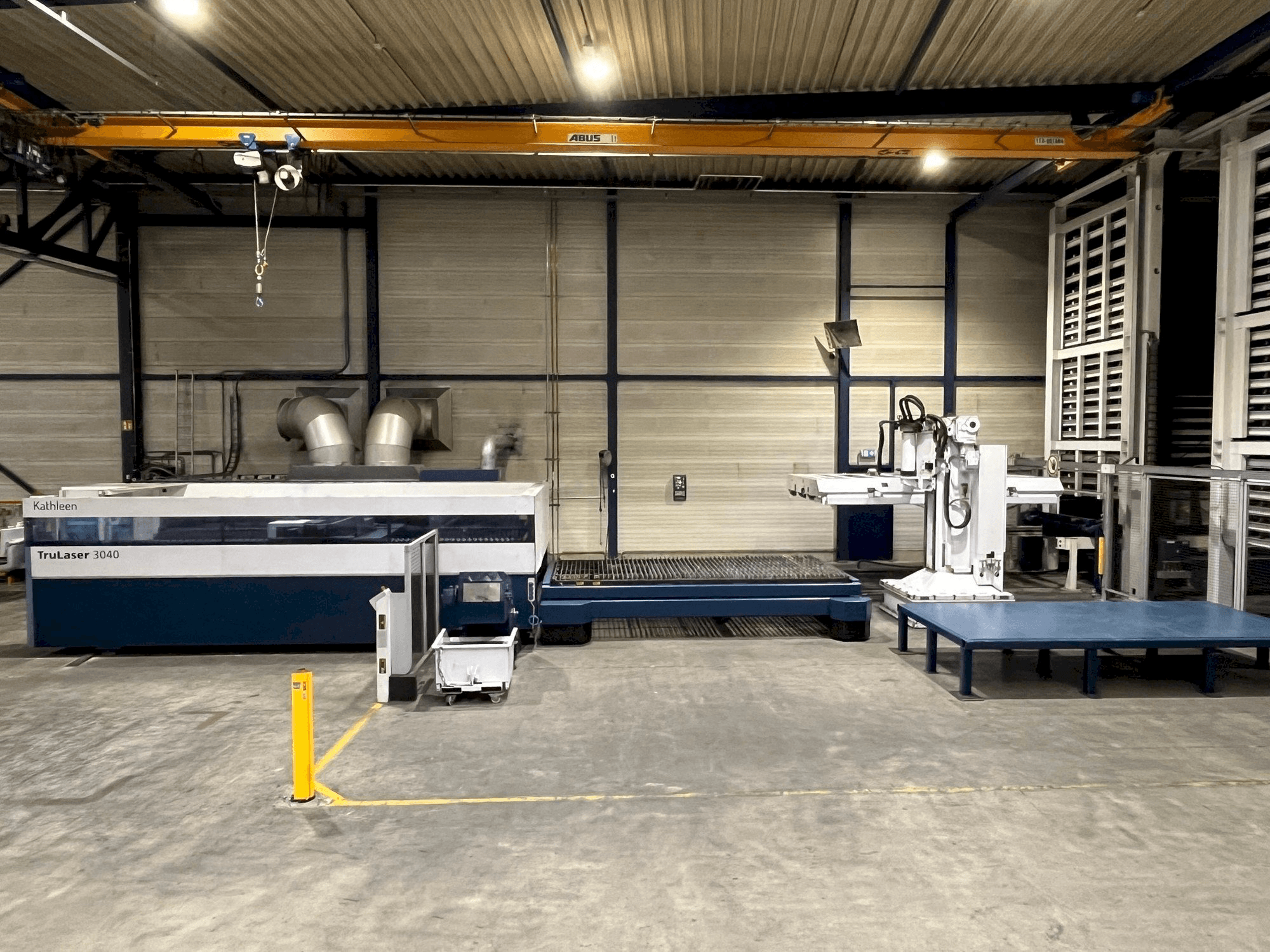 Mašīnas Trumpf TruLaser 3040 6kW CO2 + Liftmaster pretskats