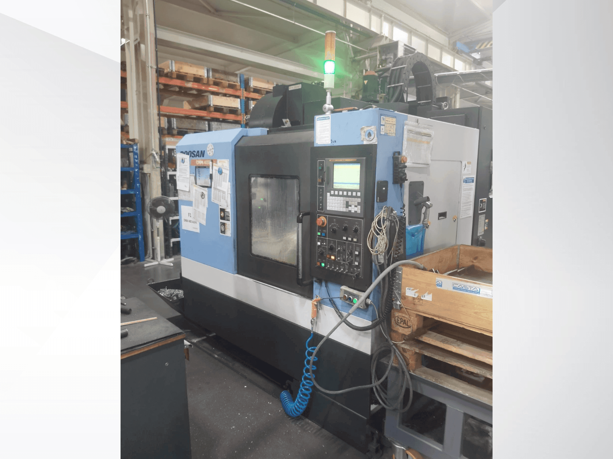 Mašīnas DOOSAN DNM 400A pretskats