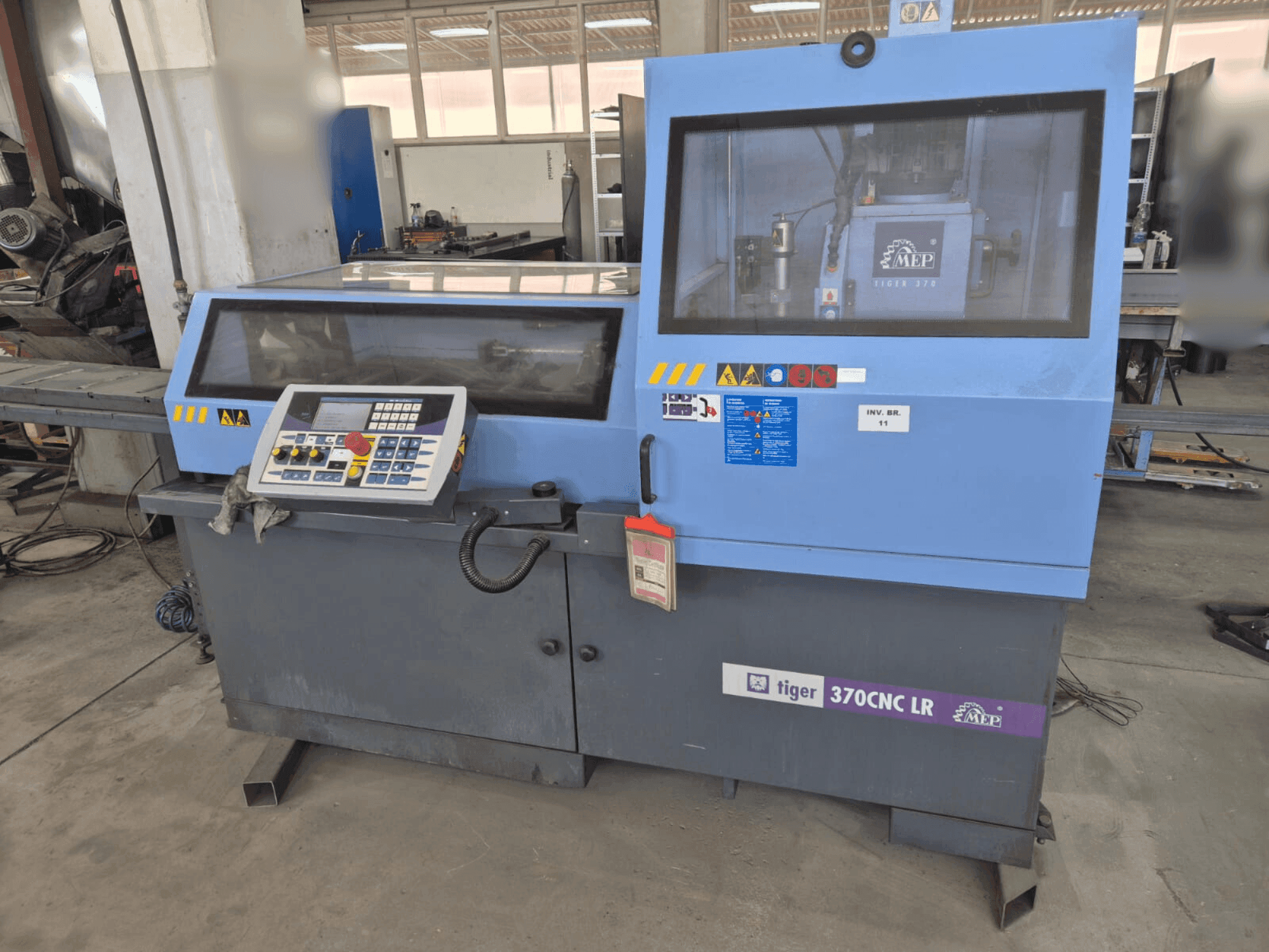 Mašīnas MEP Tiger 370 CNC pretskats