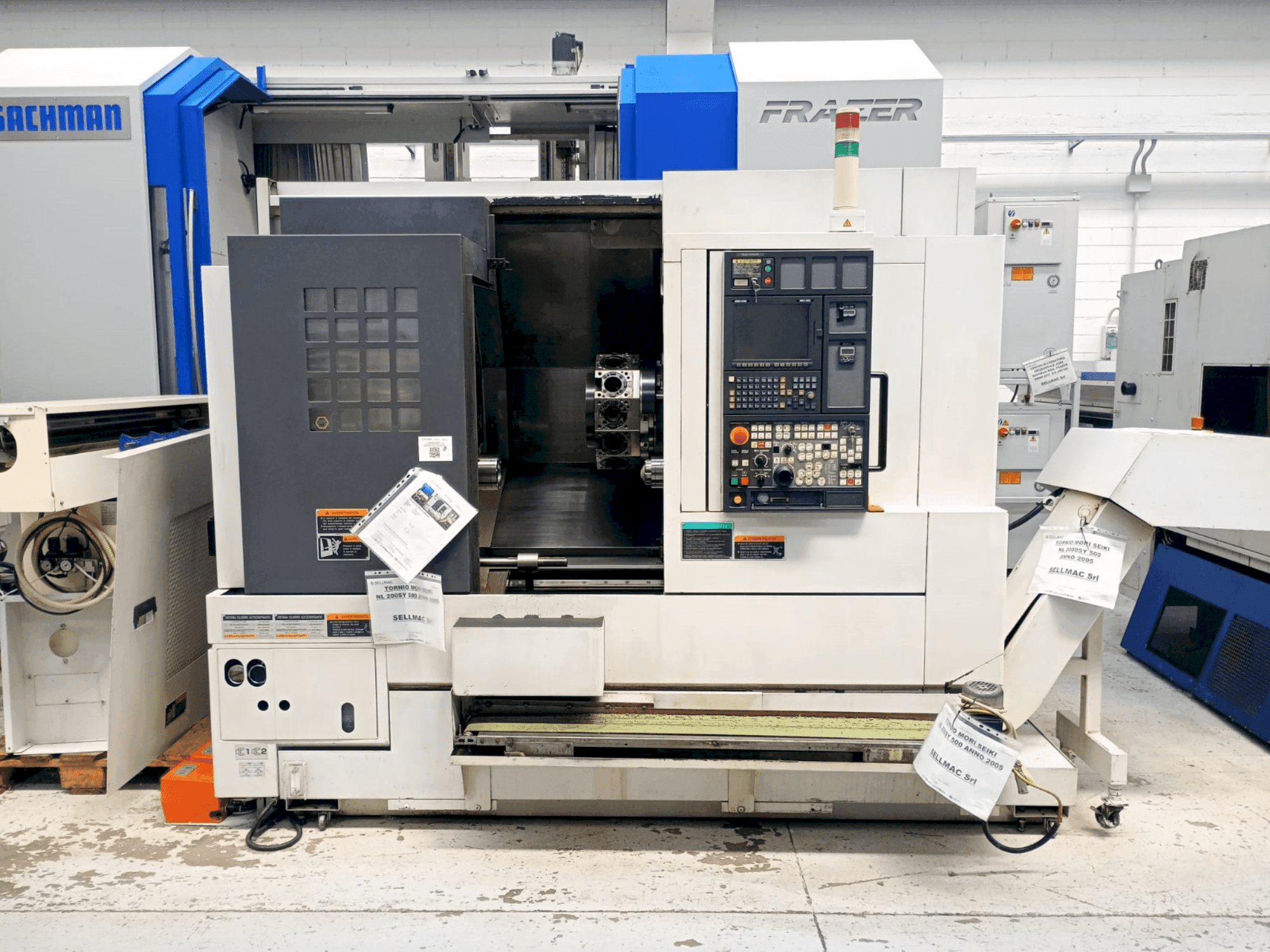 Mašīnas MORI SEIKI NL2000SY/500 pretskats