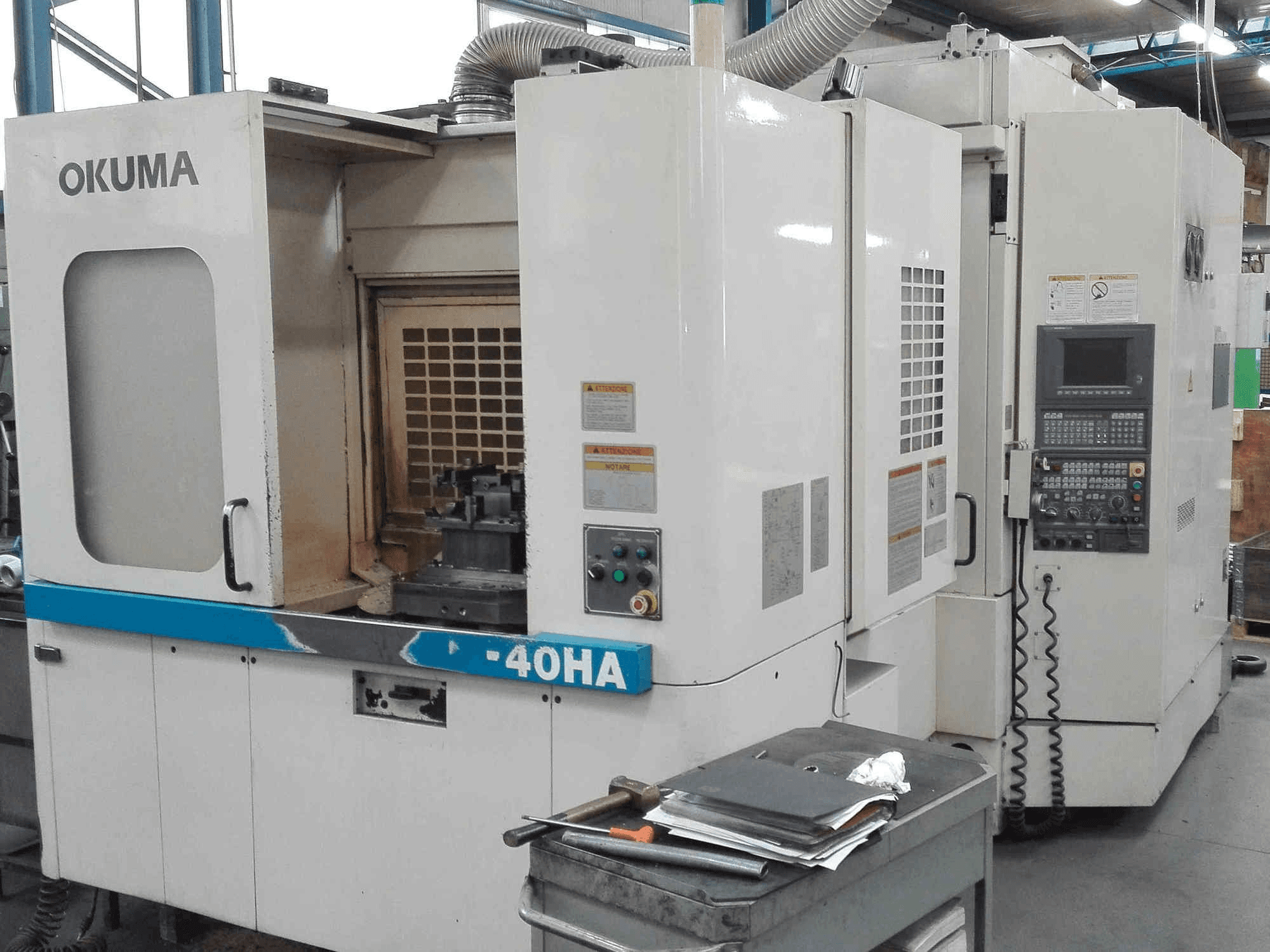 Mašīnas Okuma MX 40HA pretskats