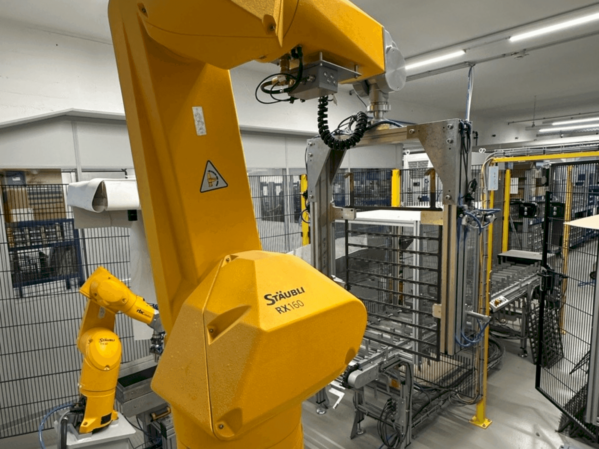 Mašīnas STAUBLI RX160 pretskats