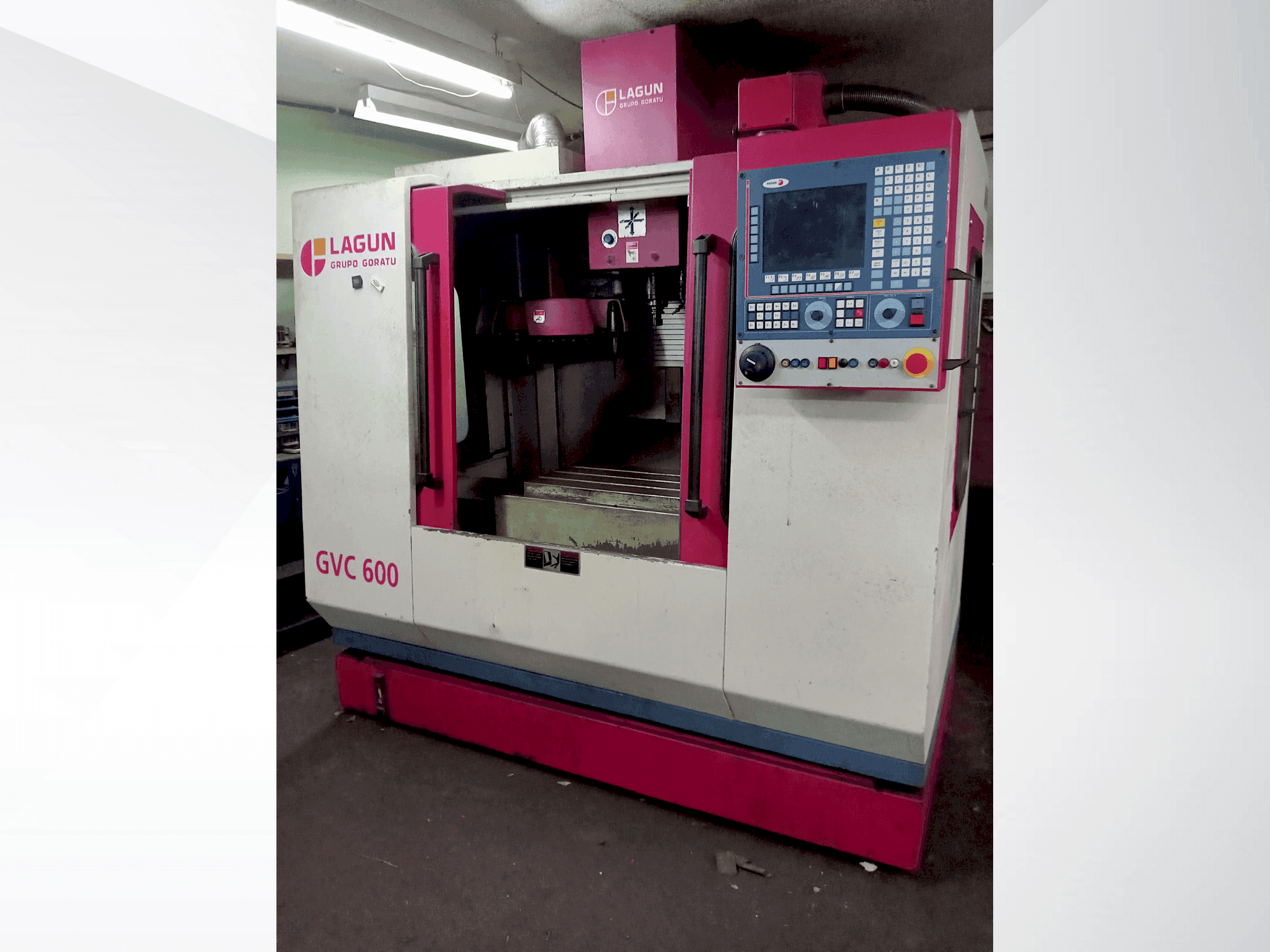 Mašīnas LAGUN GVC 600 pretskats