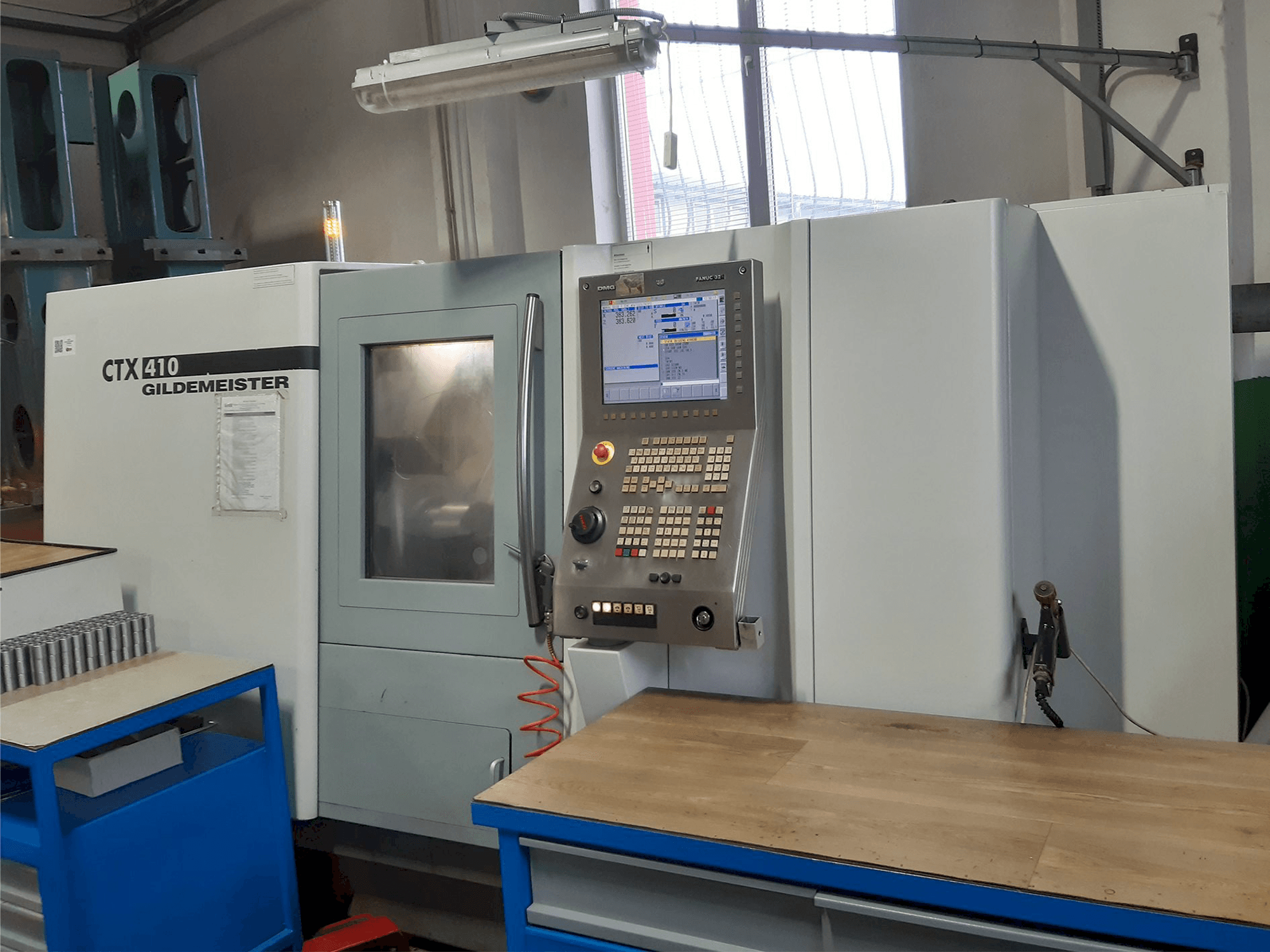Mašīnas Gildemeister CTX 410 pretskats