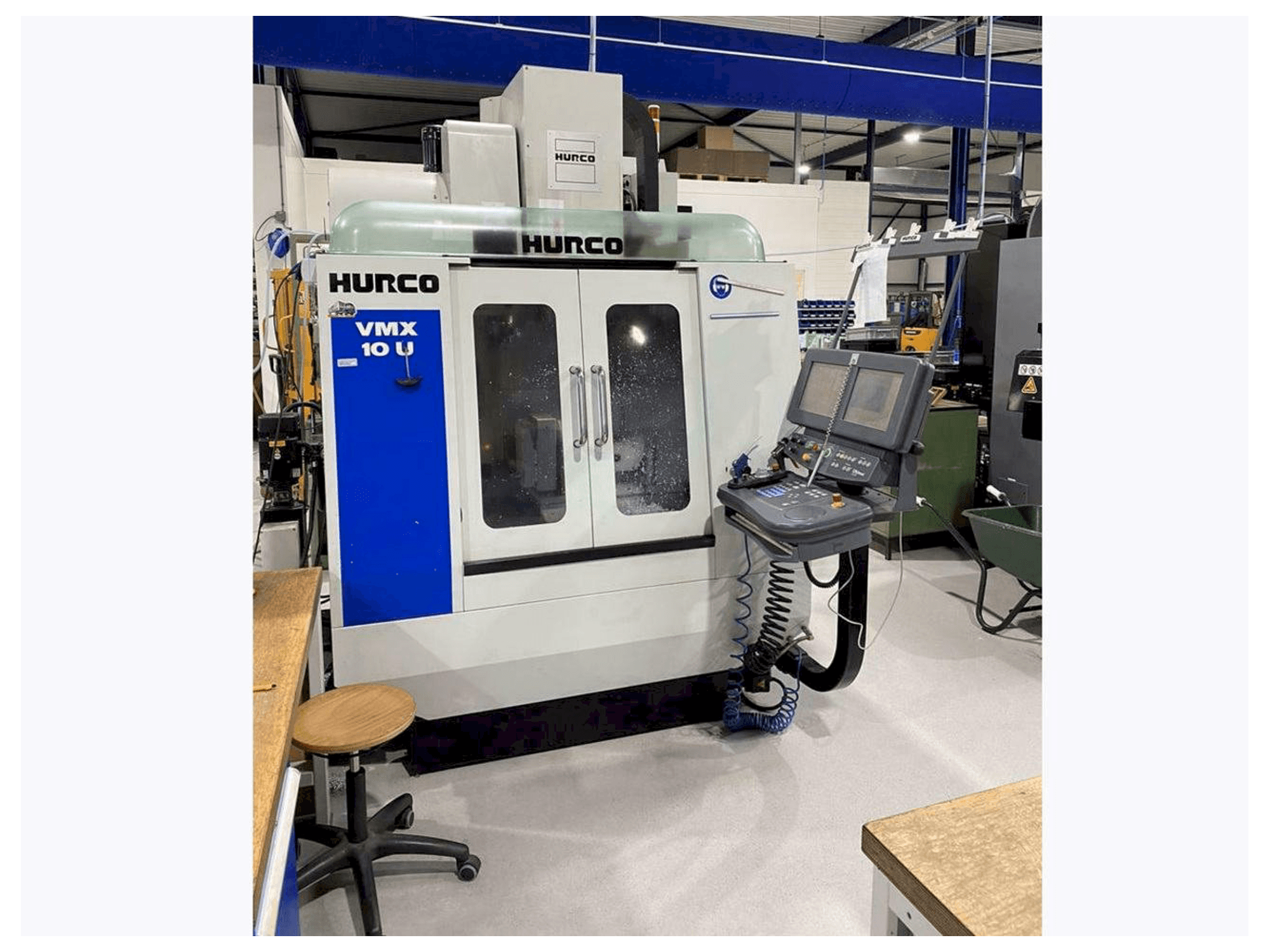 Mašīnas Hurco VMX 10 U 5 pretskats