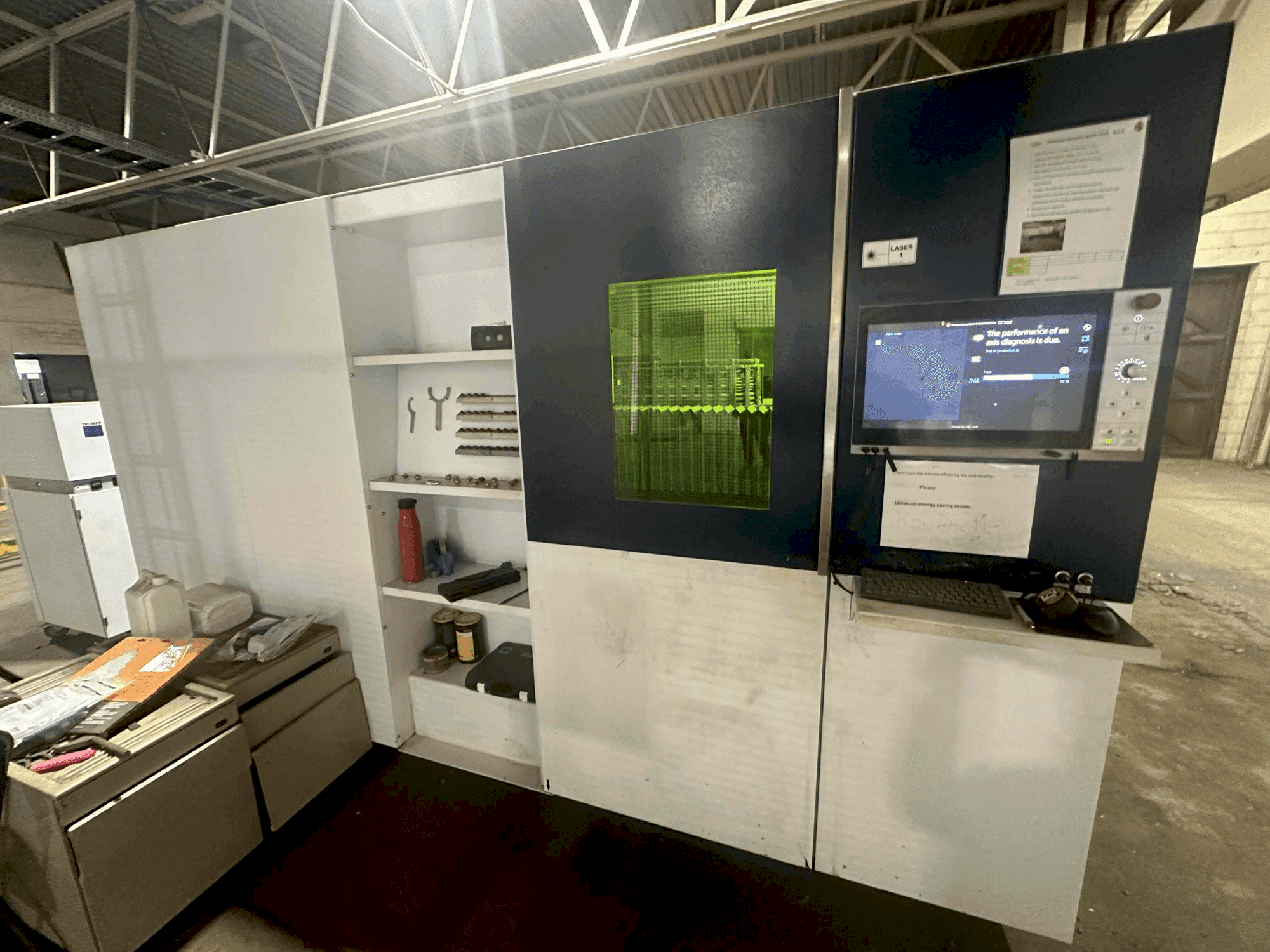 Mašīnas TRUMPF Trulaser 1040 Fiber pretskats