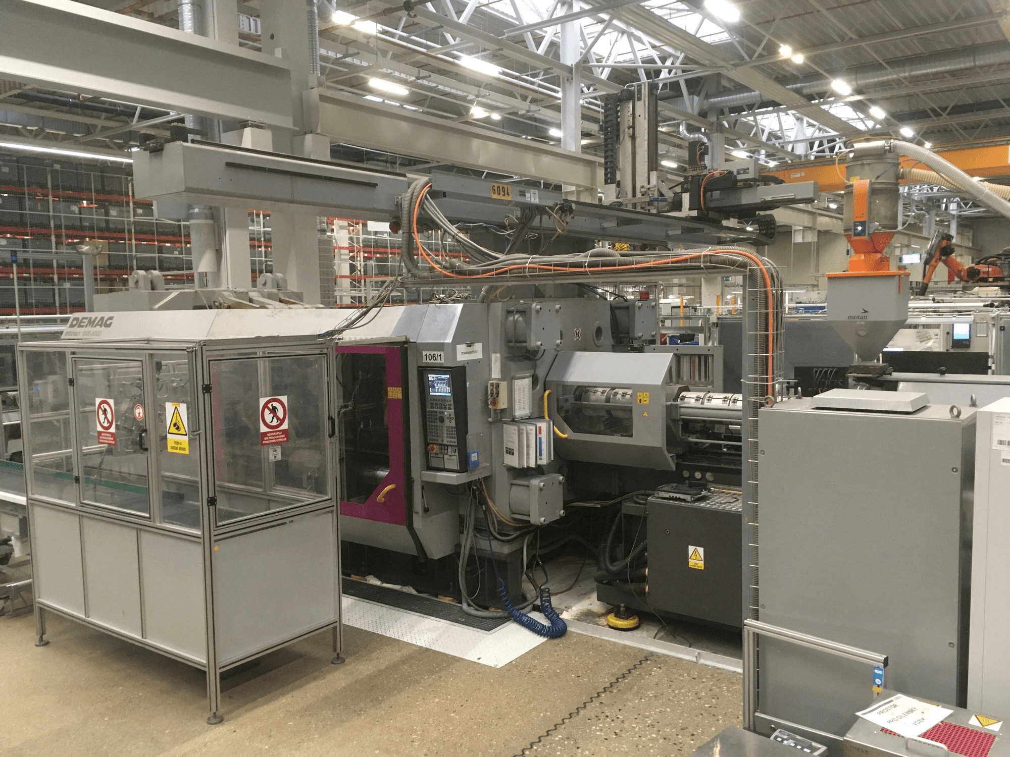 Mašīnas DEMAG Ergotech 1000-8000 pretskats