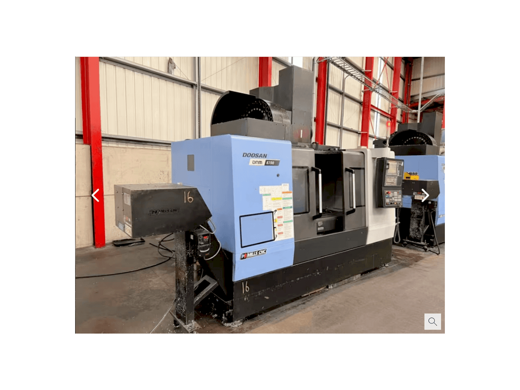 Mašīnas Doosan DNM 6700 pretskats