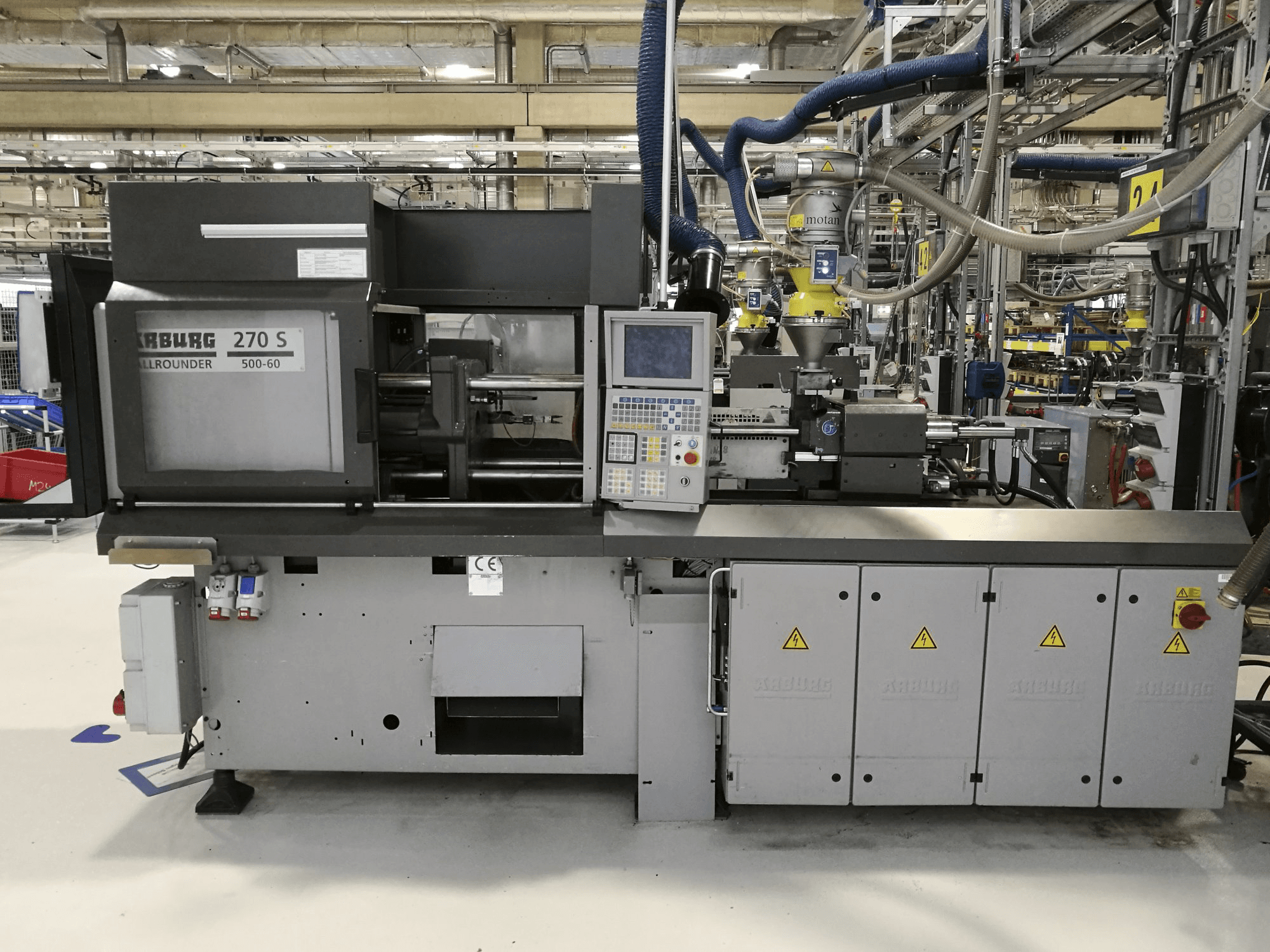 Mašīnas Arburg 270S 500-60 pretskats