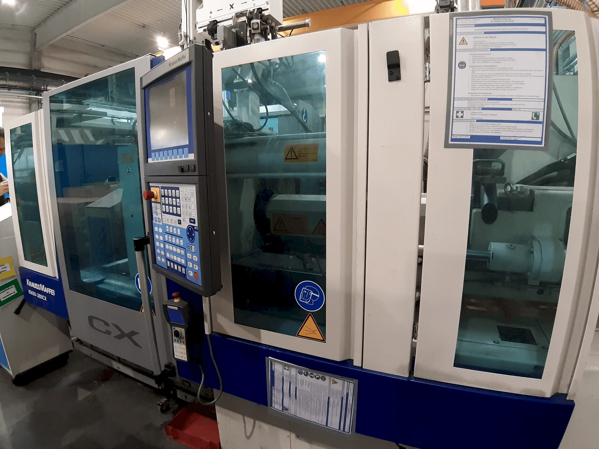 Mašīnas Krauss Maffei 80 - 380 CX pretskats