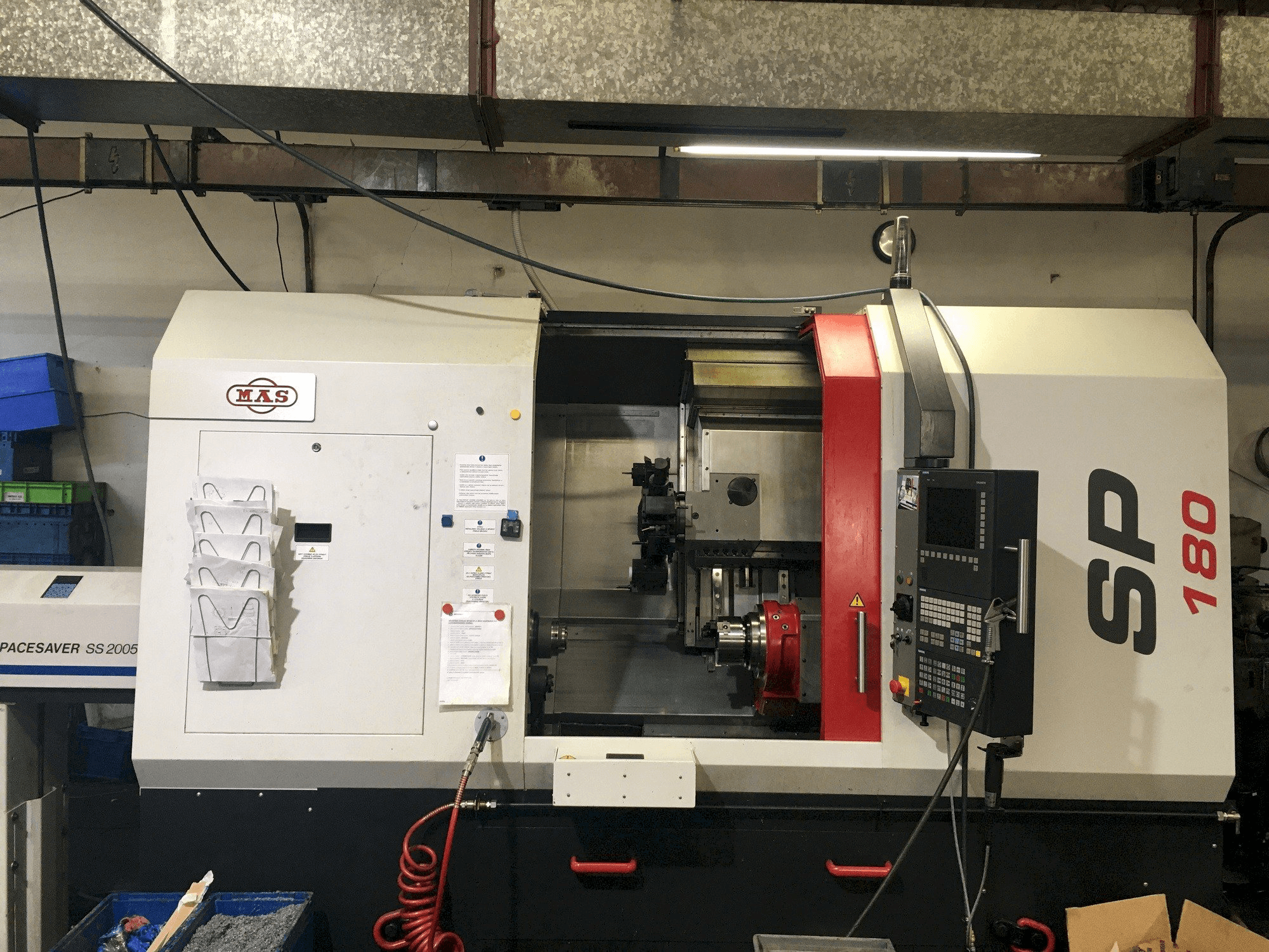 Mašīnas KOVOSVIT MAS SP 180 SY pretskats