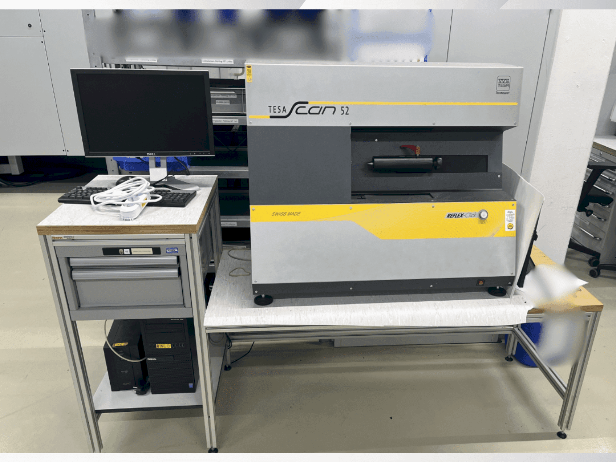 Mašīnas TESA Scan 52 pretskats