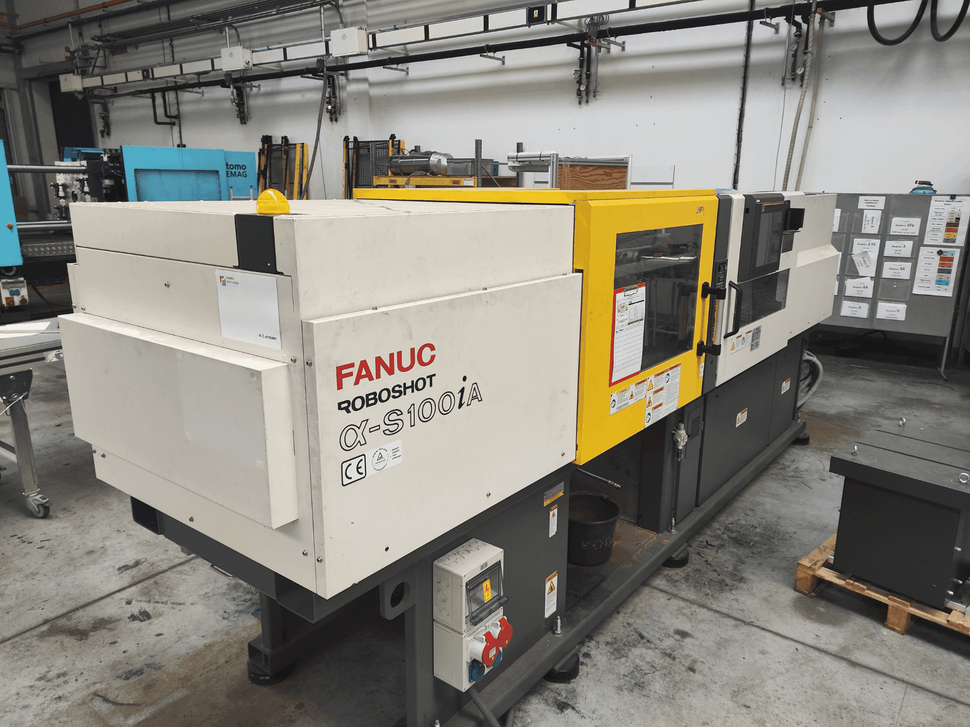 Mašīnas FANUC α-S100A pretskats