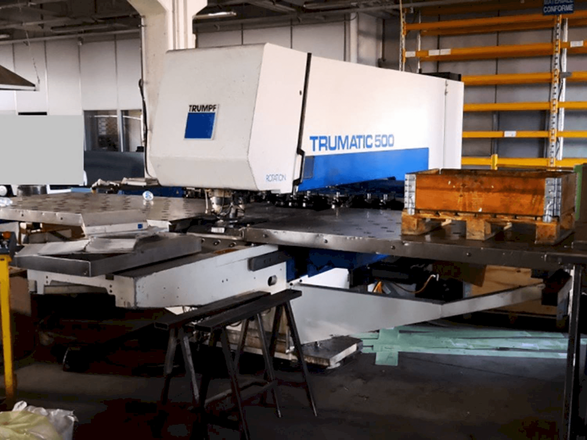 Mašīnas Trumpf Trumatic 500R pretskats