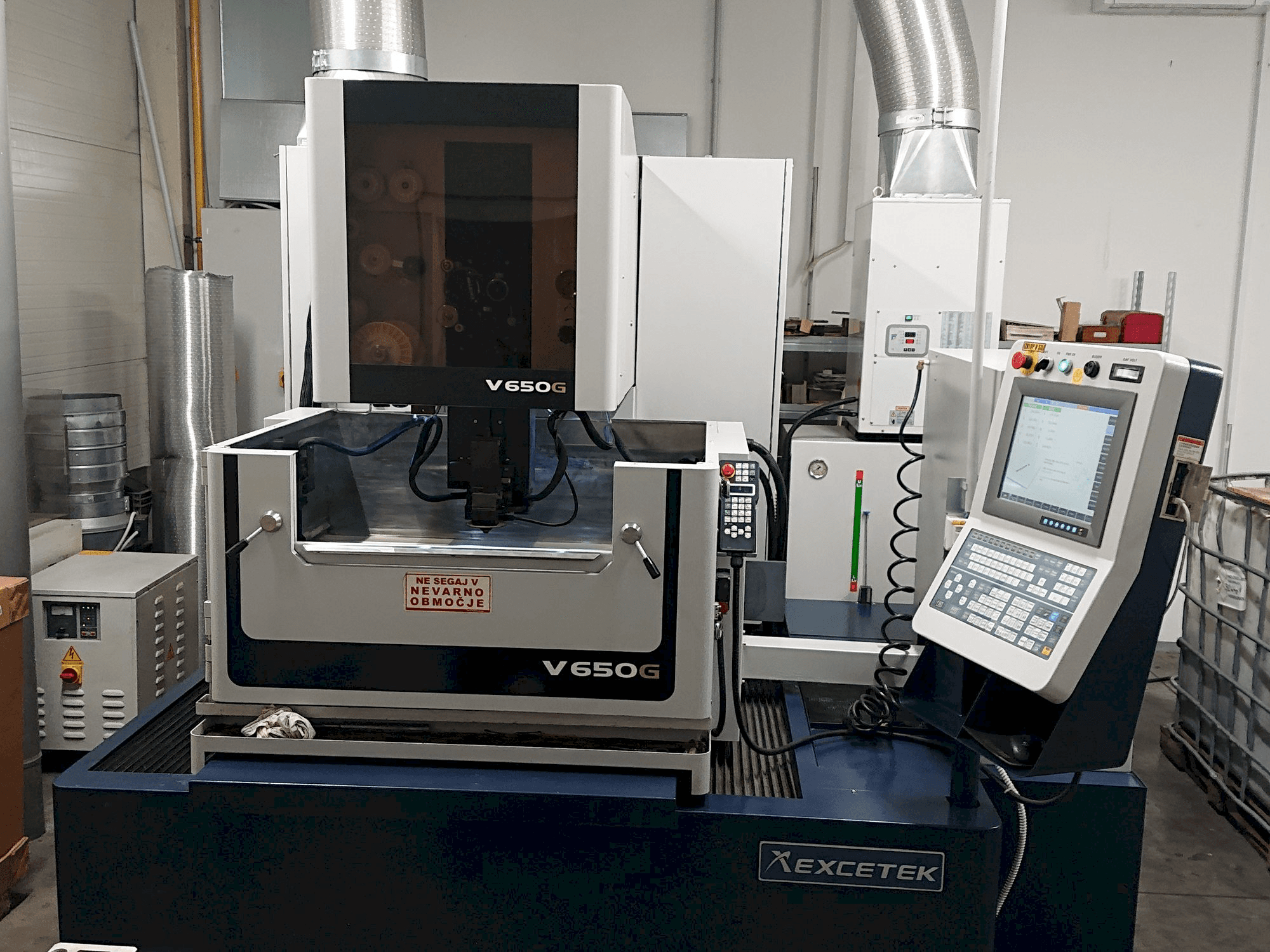 Mašīnas EXCETEK V650G pretskats