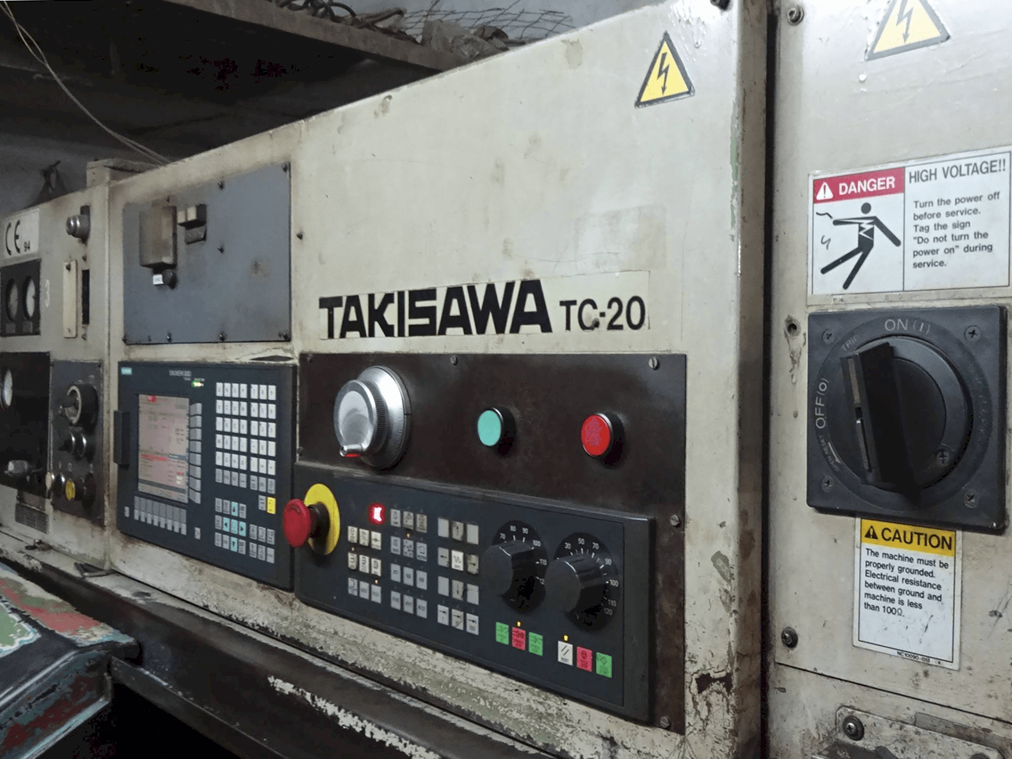 Mašīnas Takisawa TC-20 pretskats