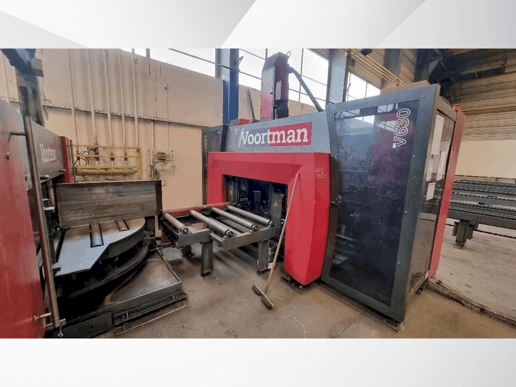 Mašīnas VOORTMAN V630 / VB1050 pretskats