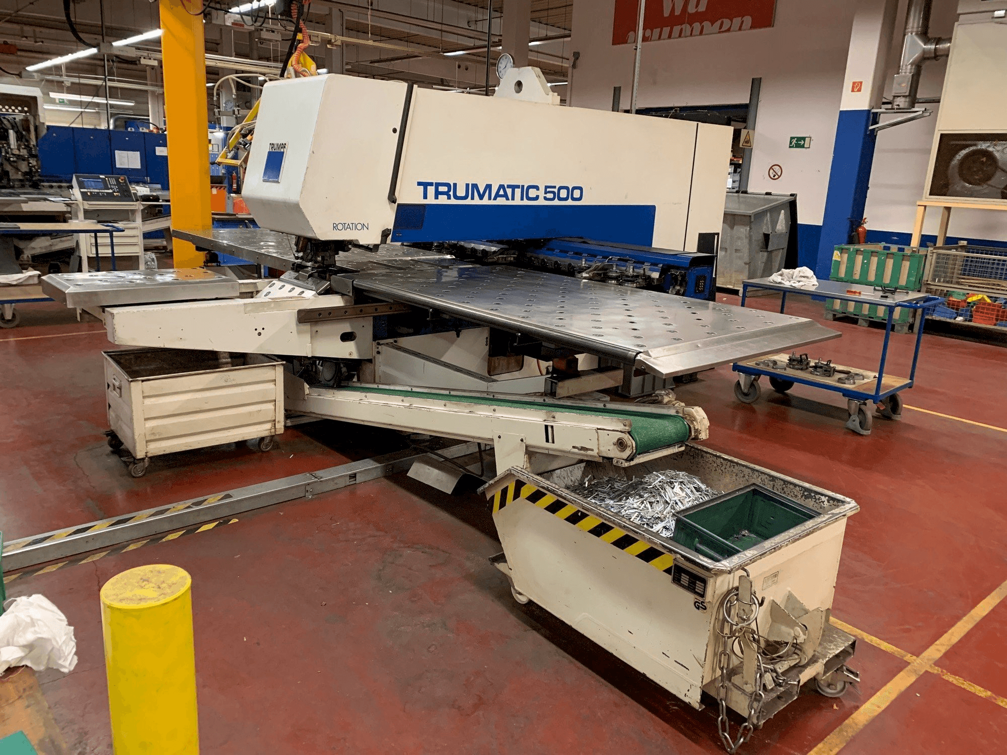 Mašīnas Trumpf TC 500 R pretskats