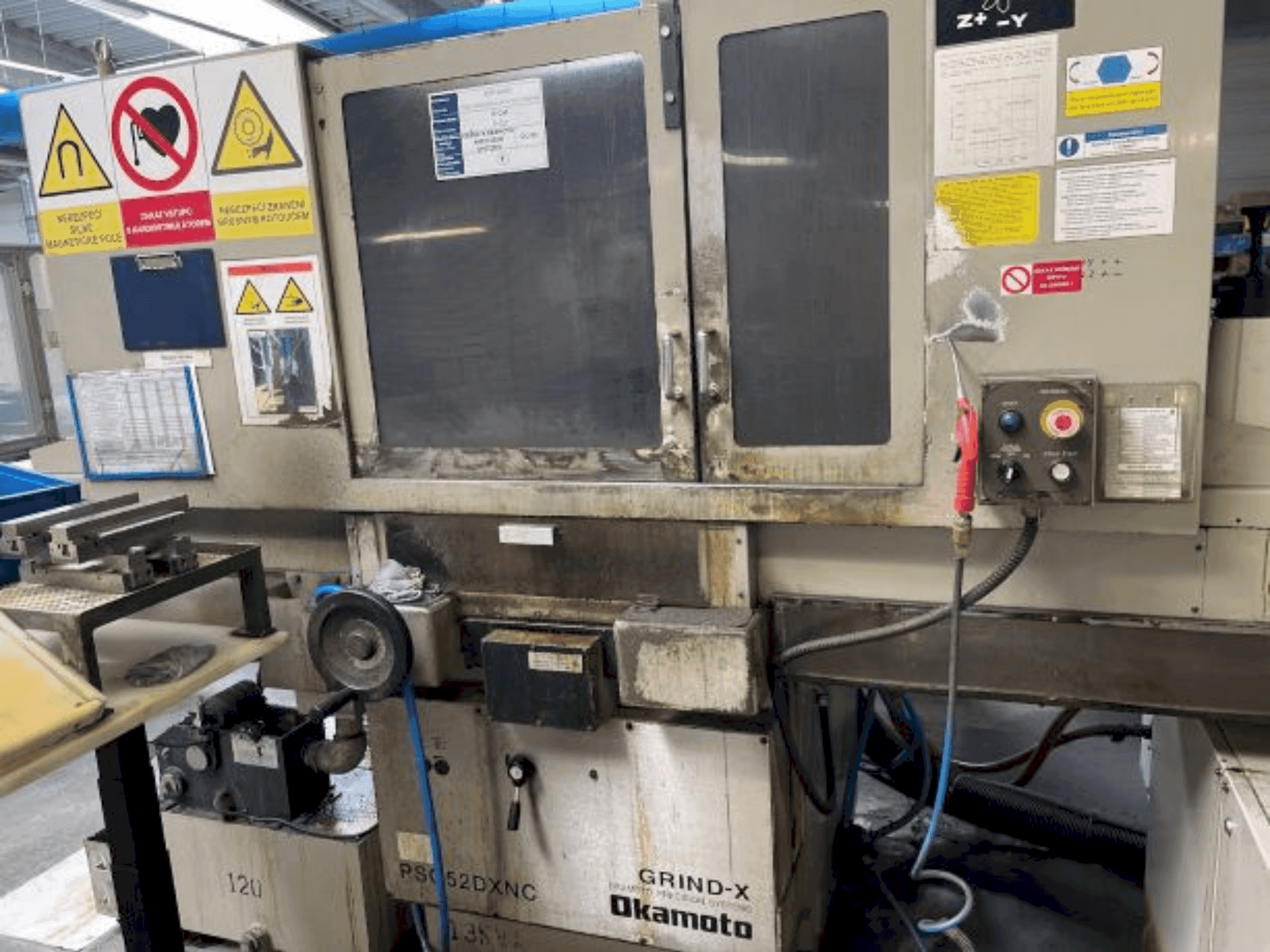 Mašīnas OKAMOTO PSG-52DXNC pretskats