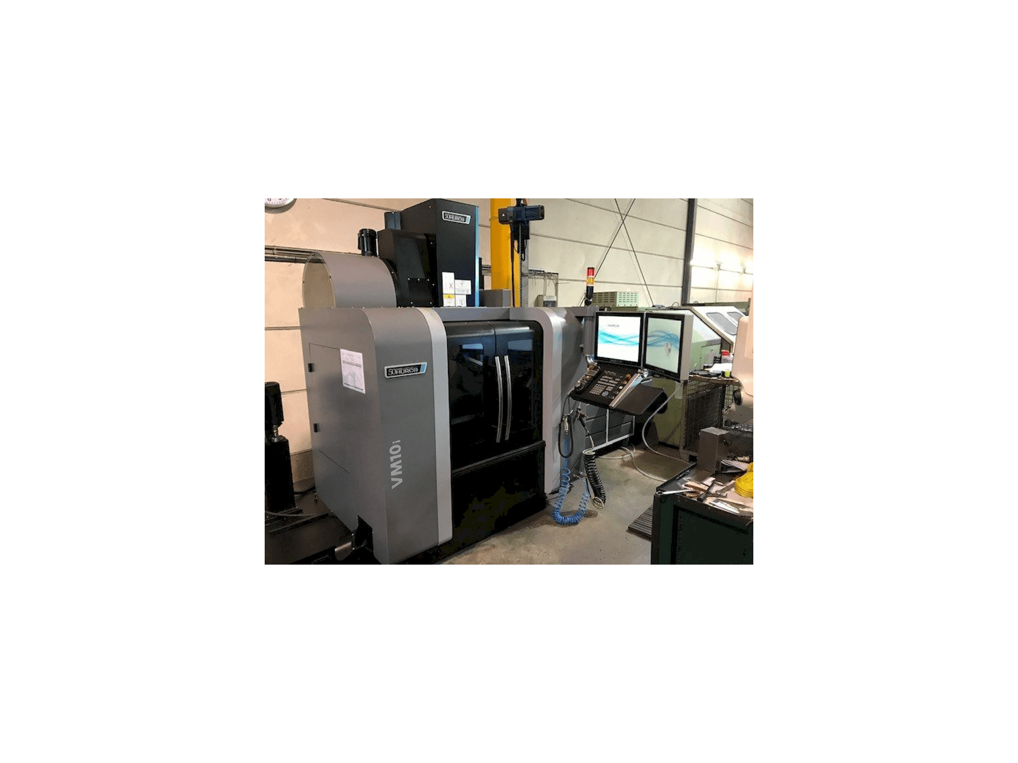 Mašīnas Hurco VM10i pretskats