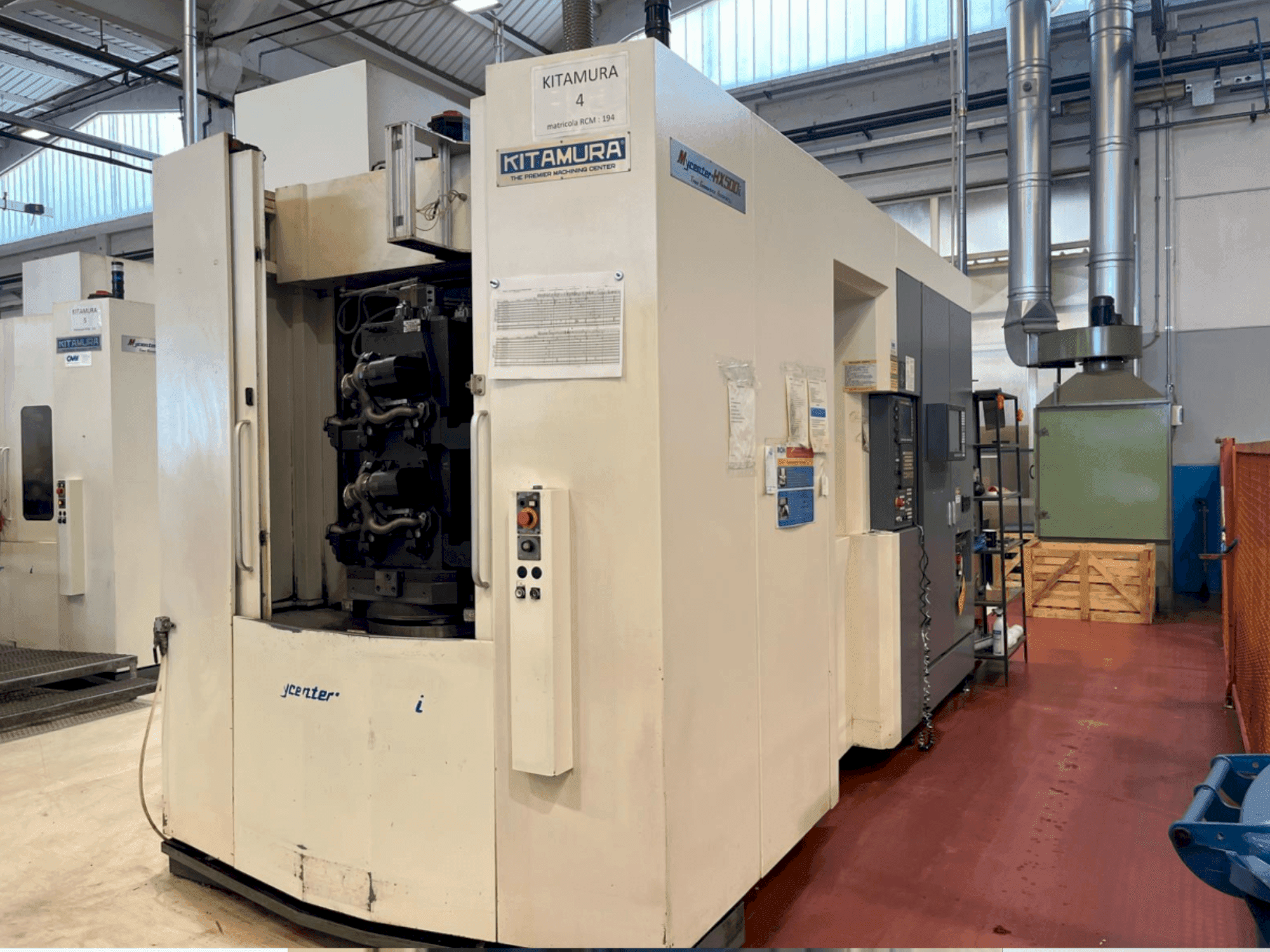 Mašīnas Kitamura Mycenter-HX500iTGA pretskats