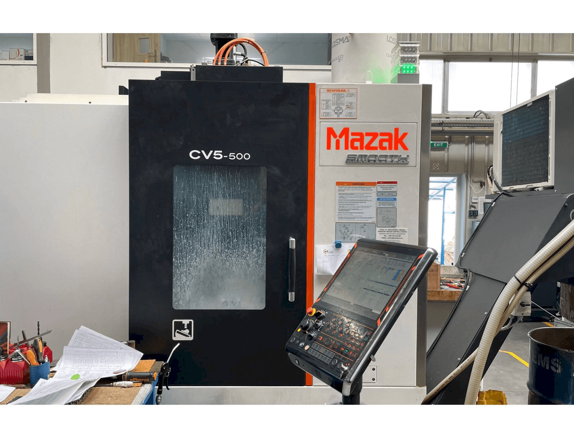 Mašīnas Mazak CV5-500 pretskats