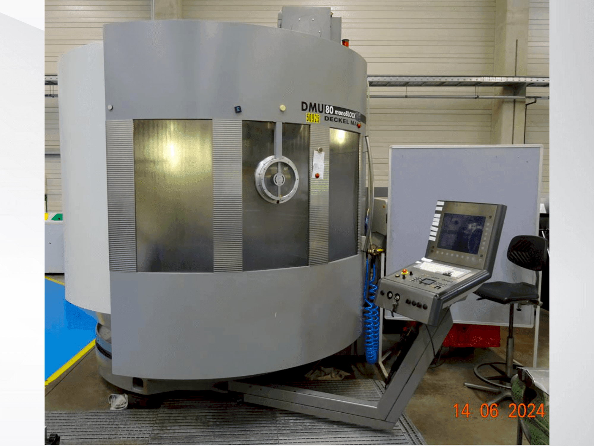 Mašīnas DMG DMU 80 MonoBlock sānskats