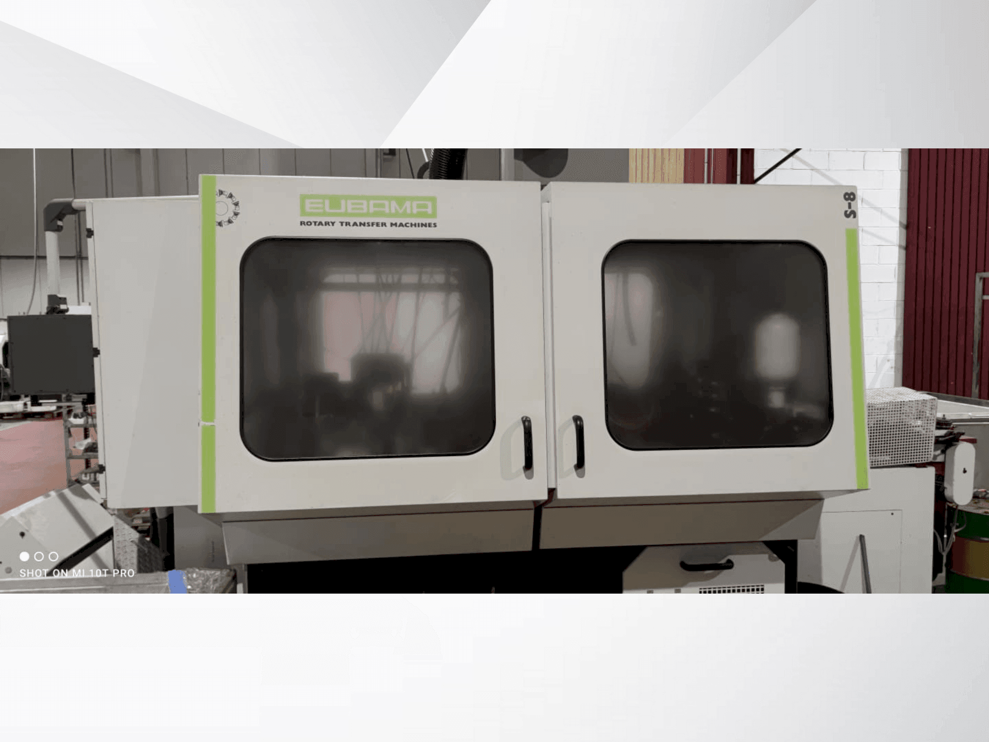 Mašīnas EUBAMA S8 pretskats