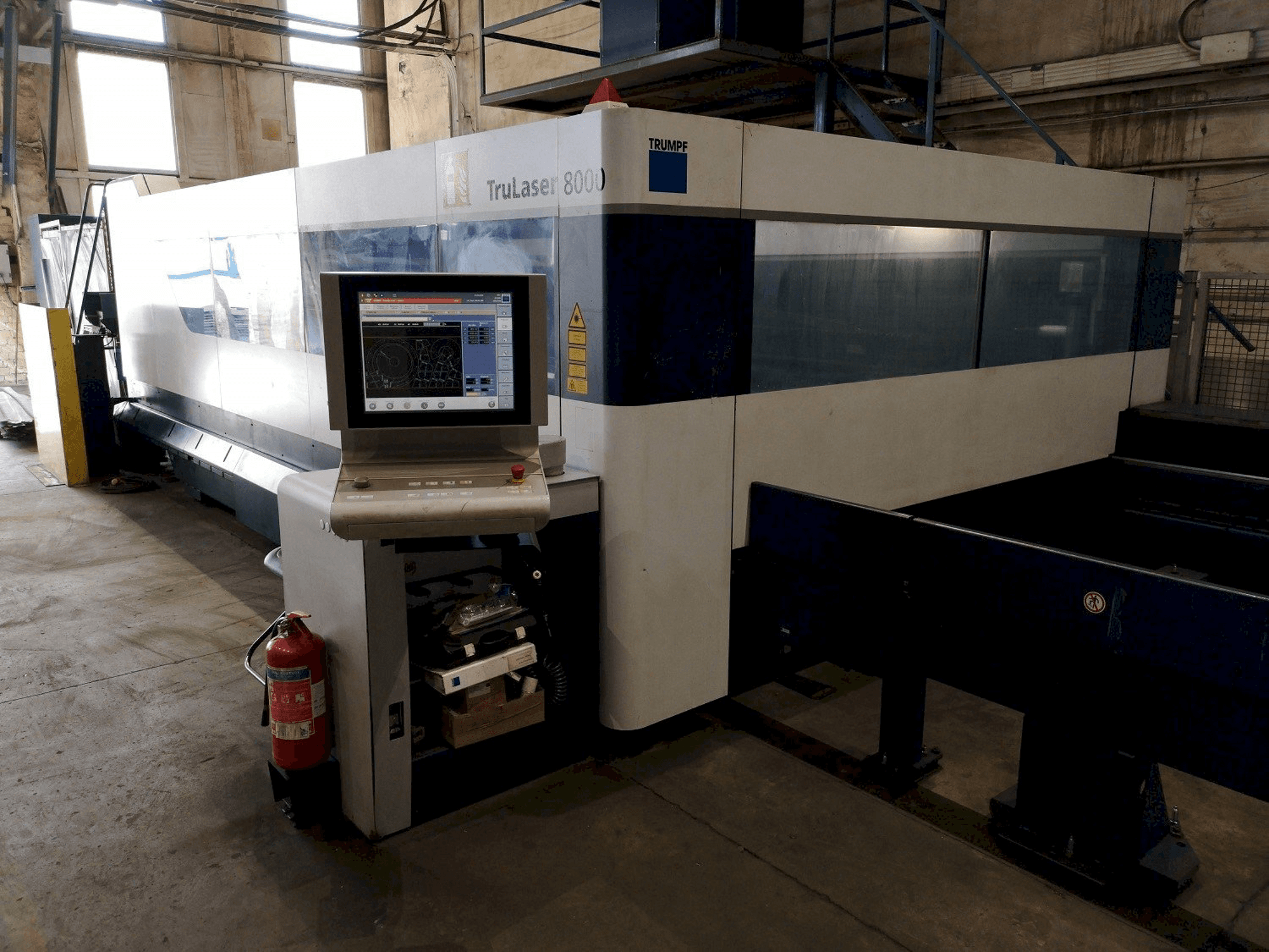Mašīnas Trumpf TruLaser 8000 pretskats