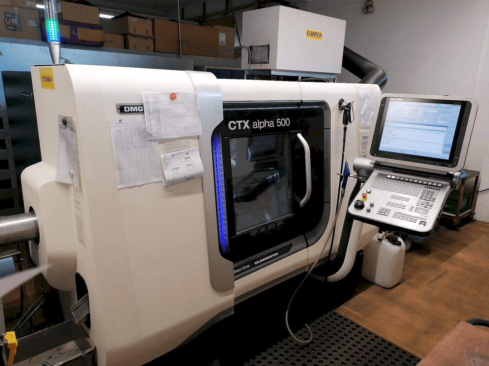 Mašīnas DMG CTX Alpha 500 pretskats