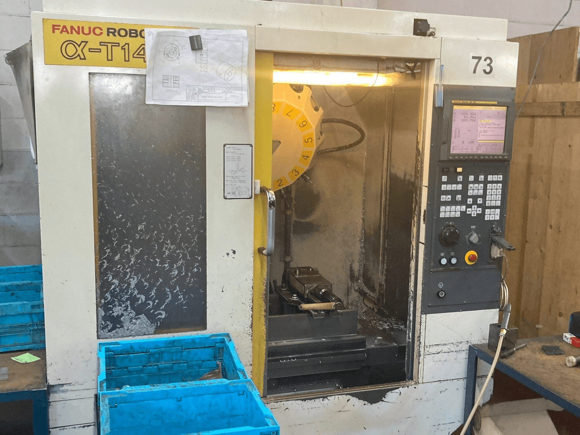 Mašīnas FANUC Robodrill alfa-T14iA pretskats