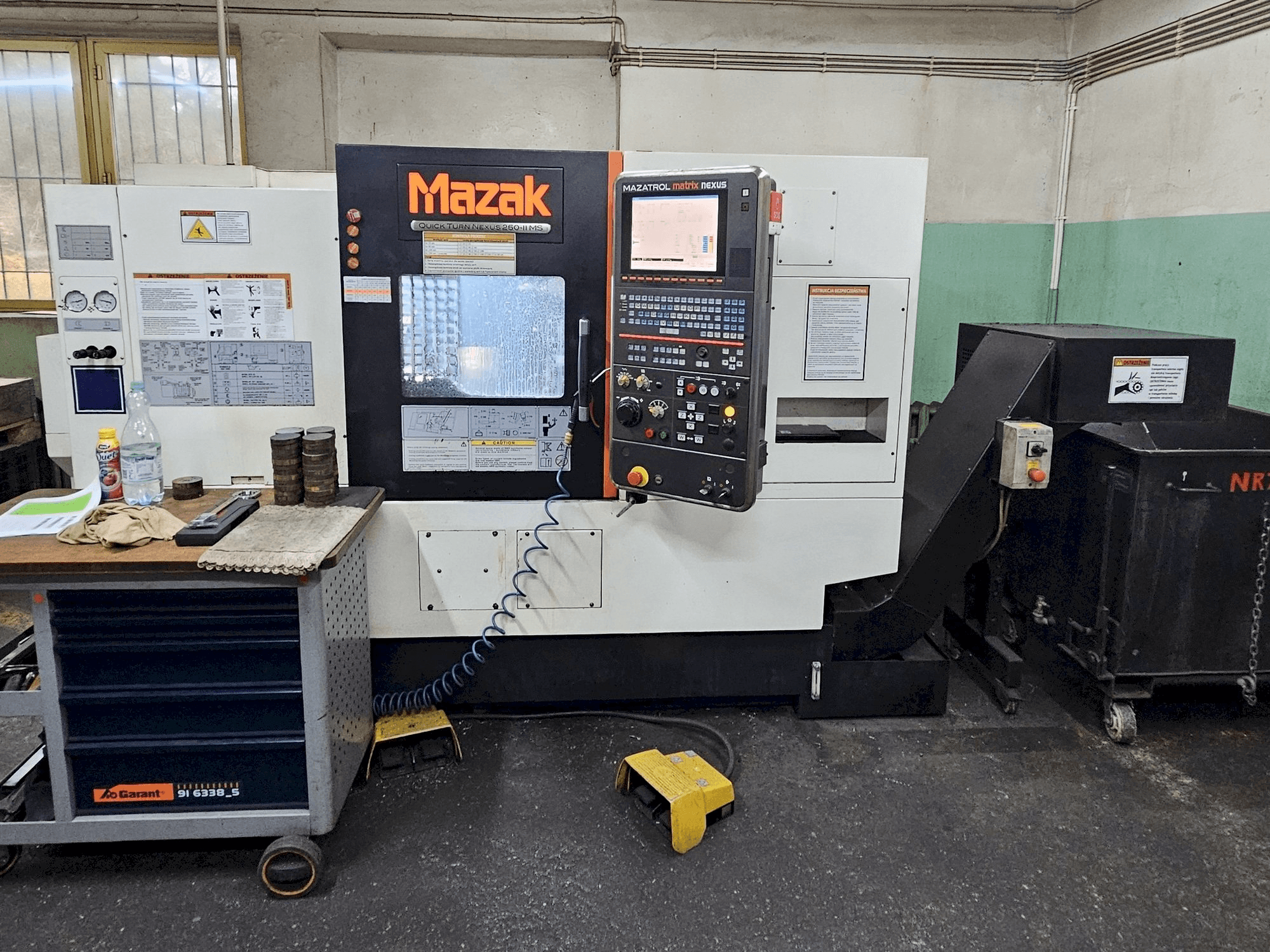 Mašīnas Mazak Quickturn Nexus 250-II MS pretskats