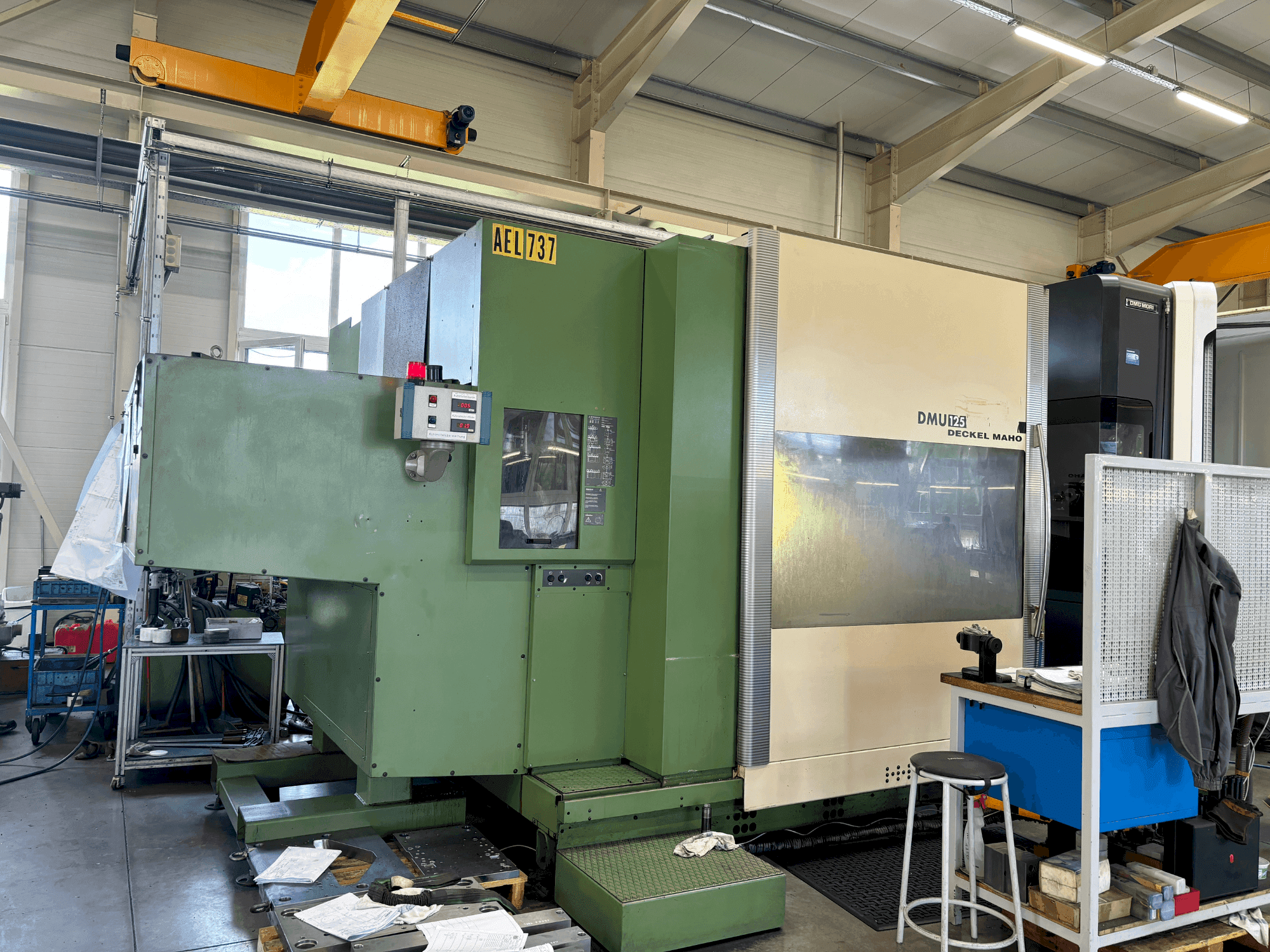 Mašīnas DMG MORI DMU 125 pretskats
