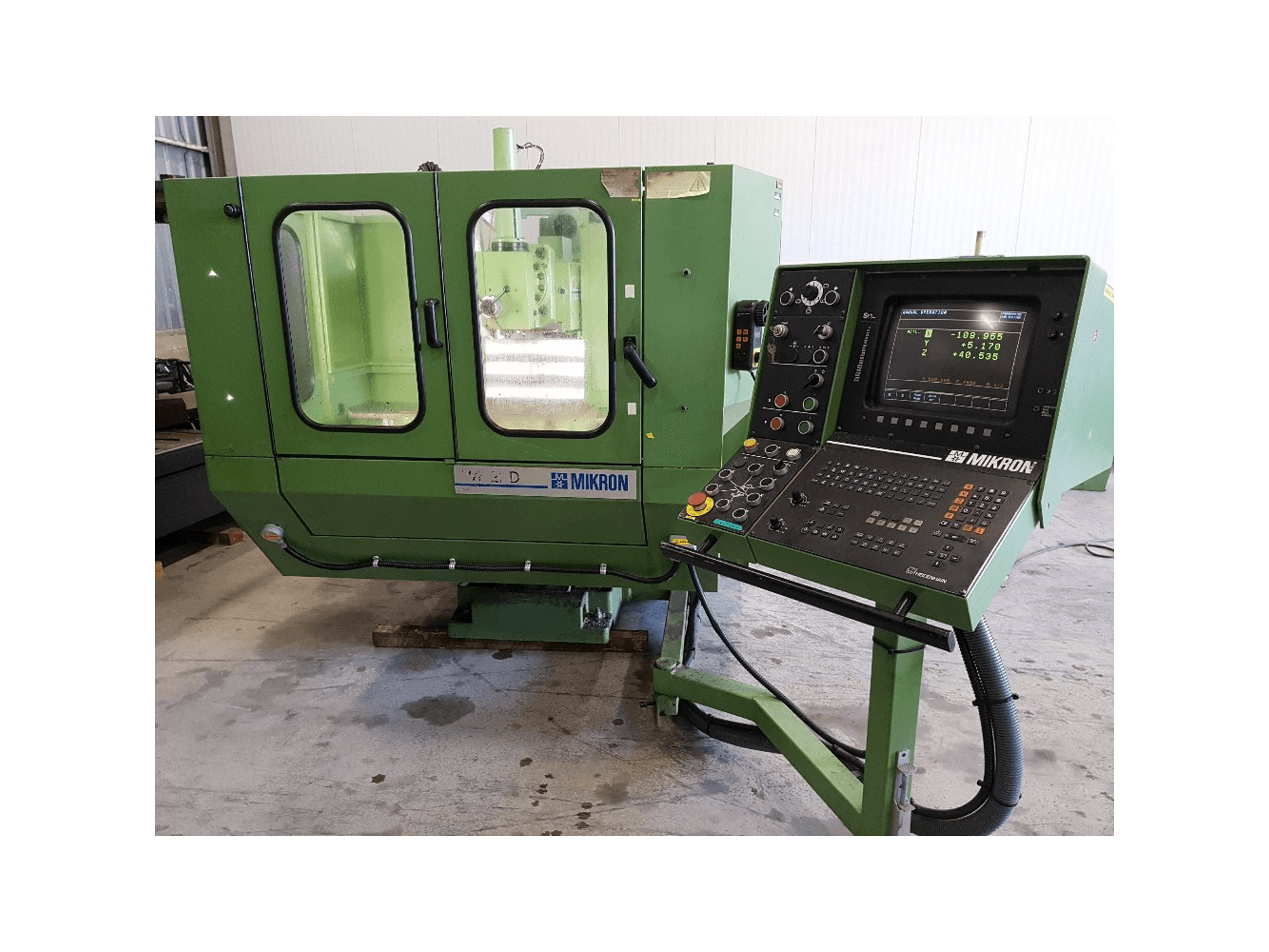 Mašīnas Mikron WF 21-D pretskats