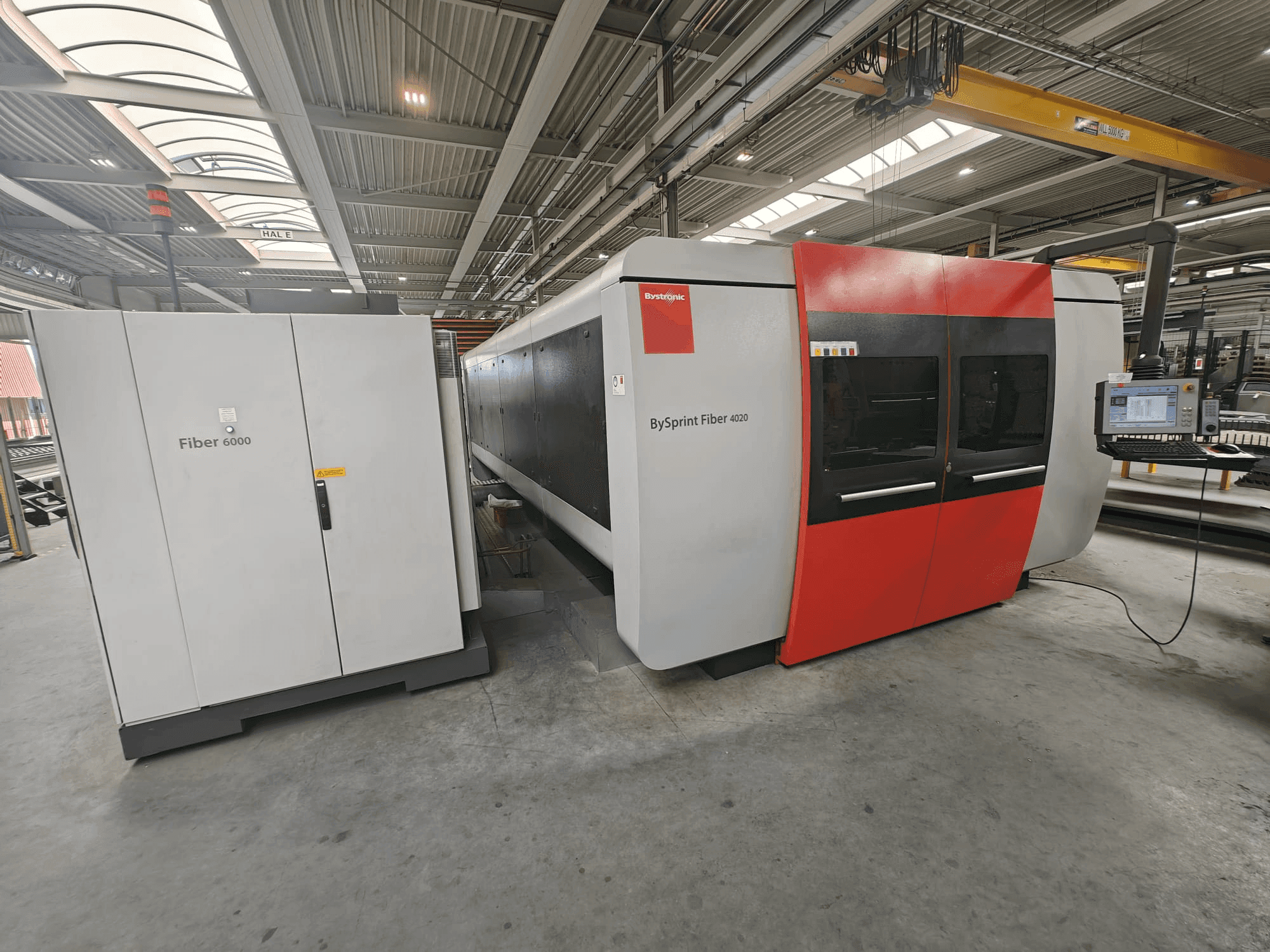 Mašīnas Bystronic BySprint Fiber 4020 + ByTrans Extended 4020 pretskats
