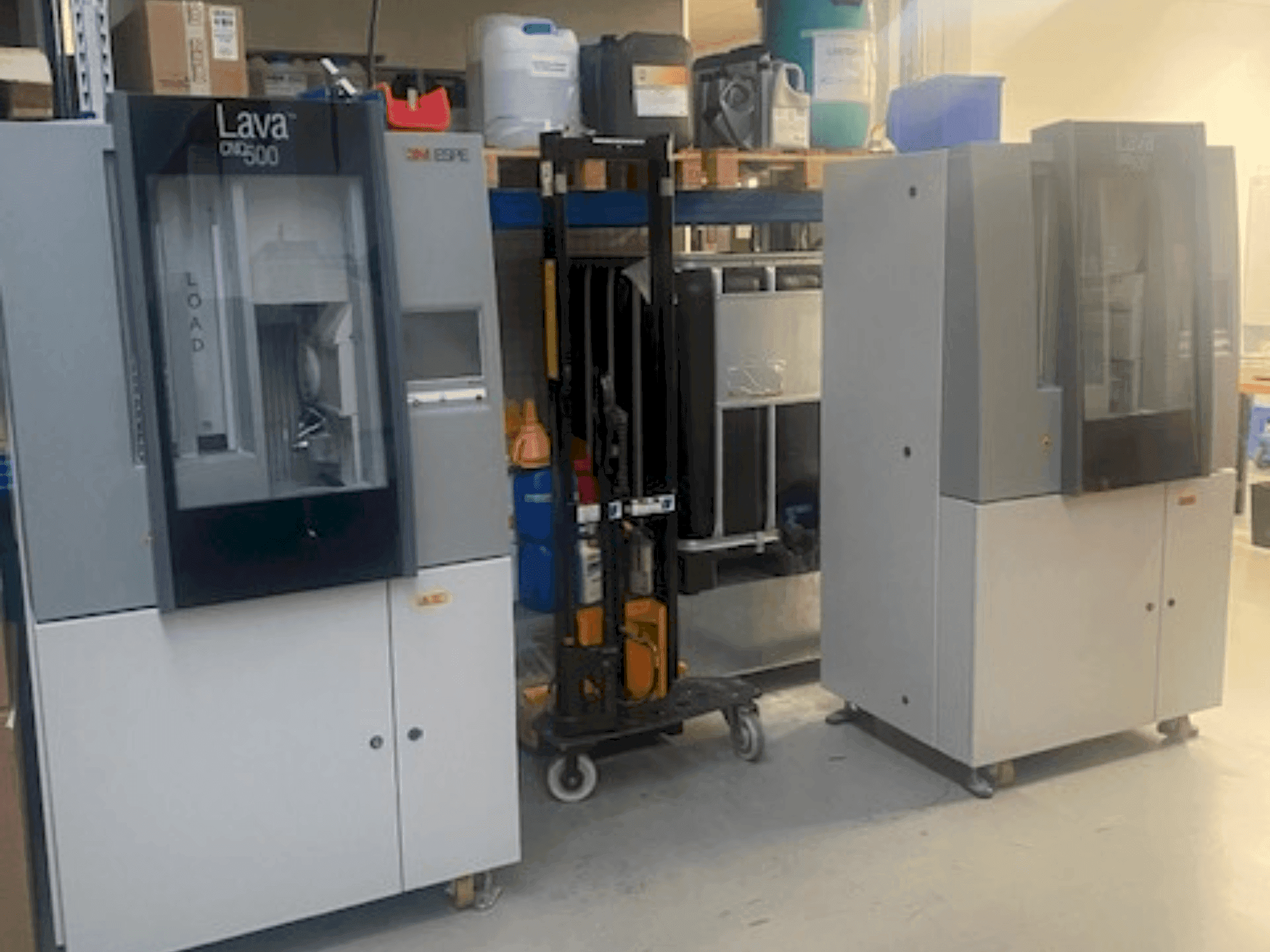 Mašīnas ESPE LAVA CNC 500 pretskats